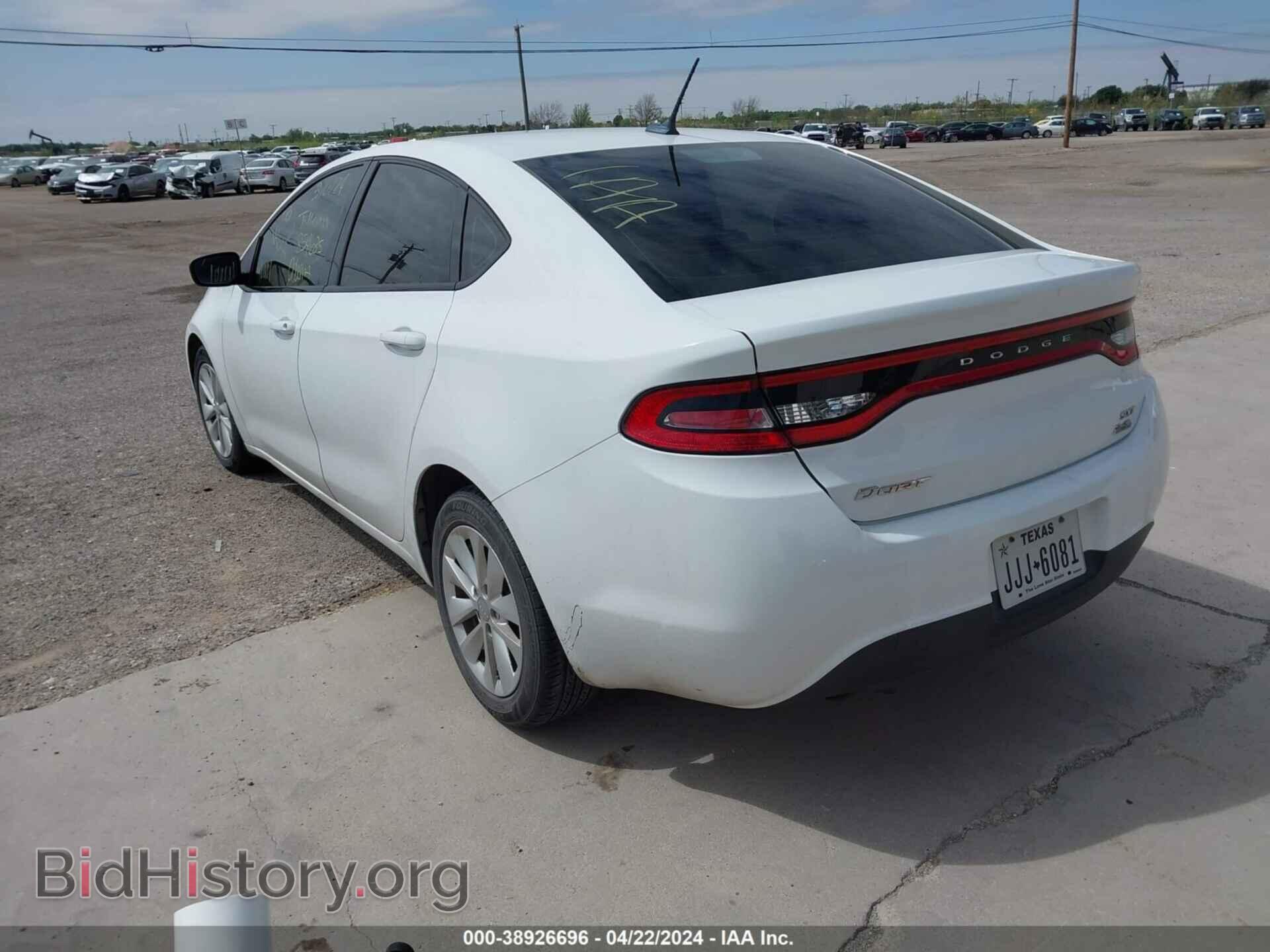 2014 DODGE DART - VIN: 1C3CDFBB5ED854635 - Фото 3