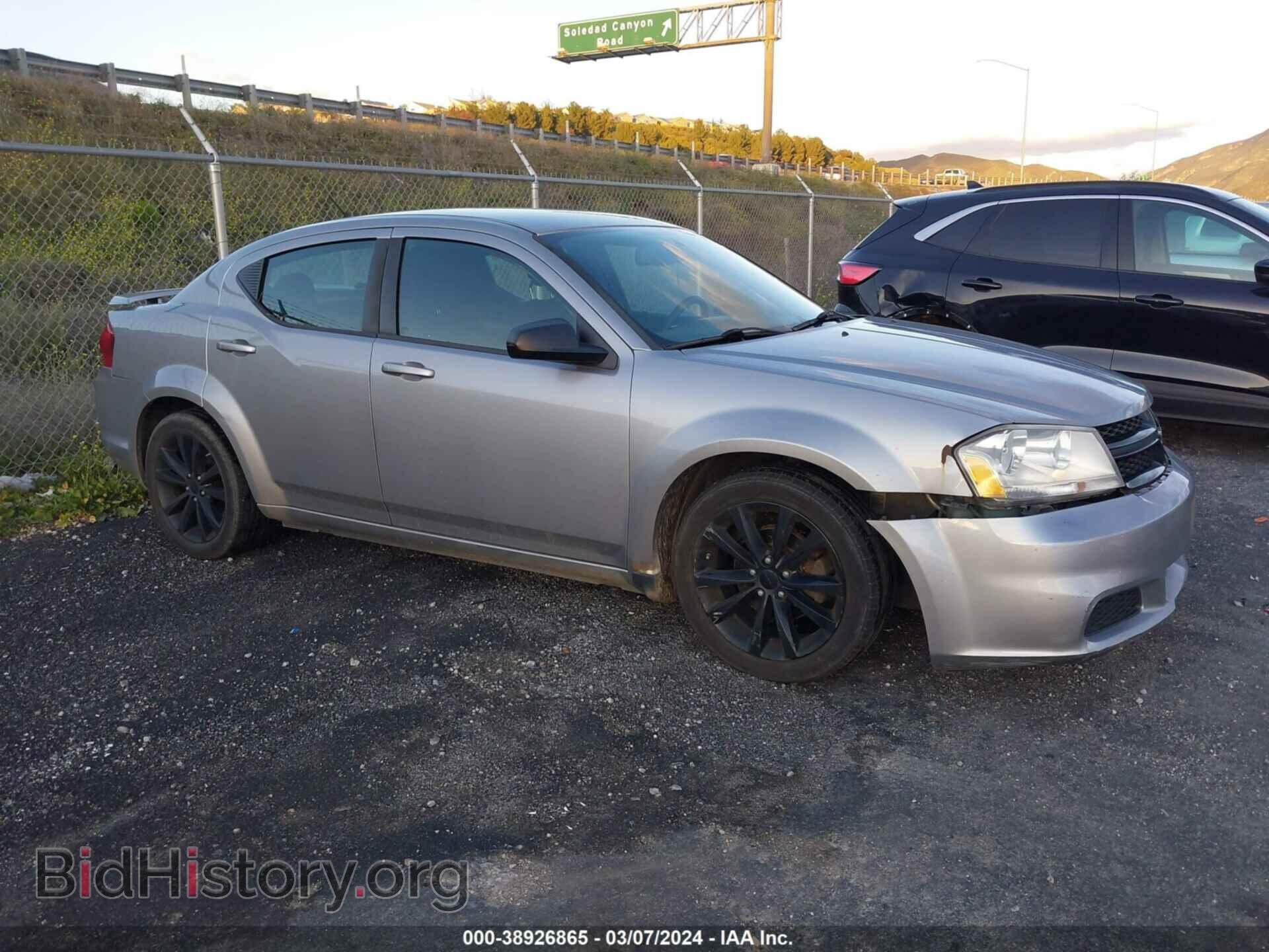 Фотография 1C3CDZAB2EN155749 - DODGE AVENGER 2014
