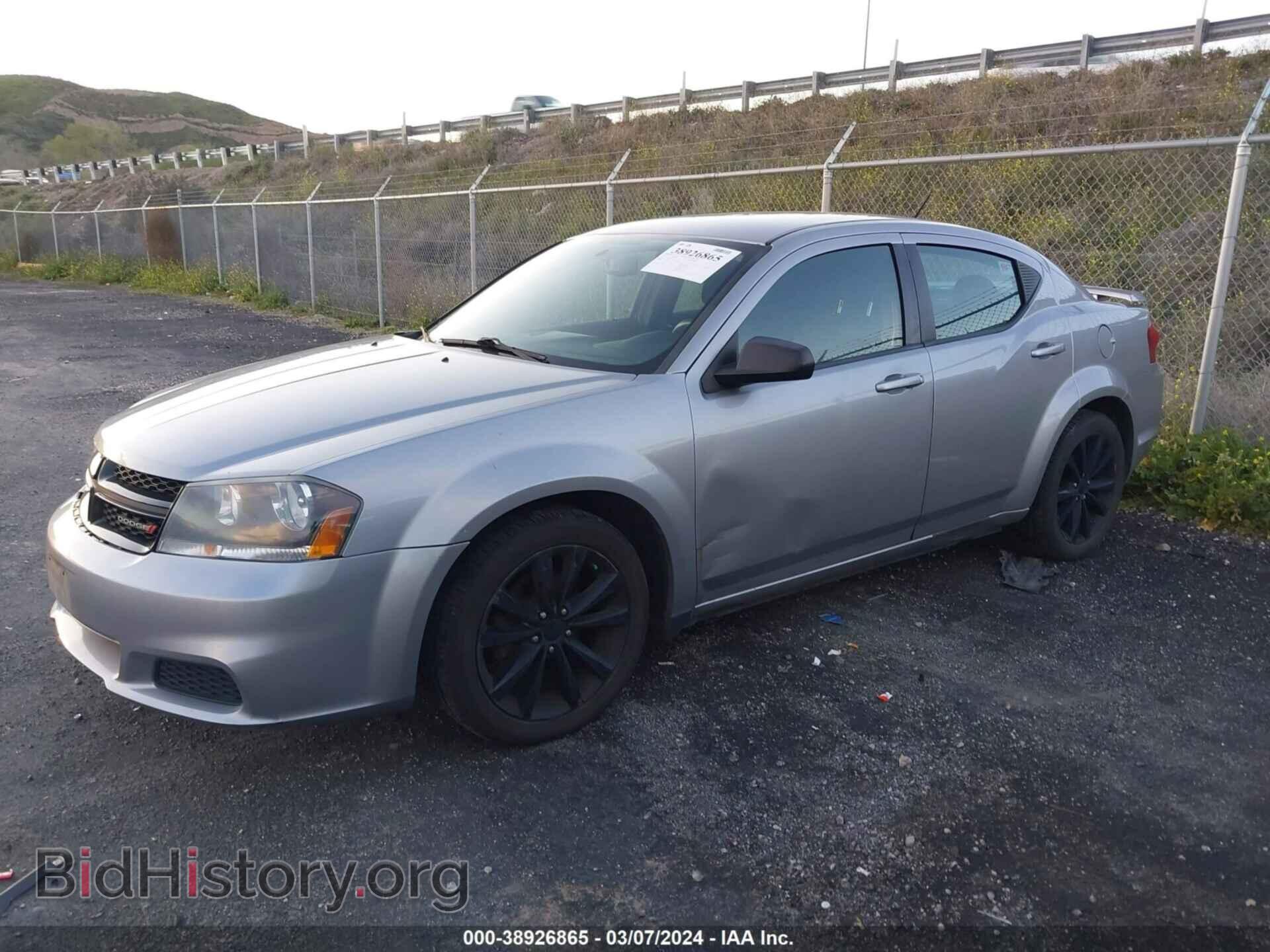 2014 DODGE AVENGER - VIN: 1C3CDZAB2EN155749 - Фото 2