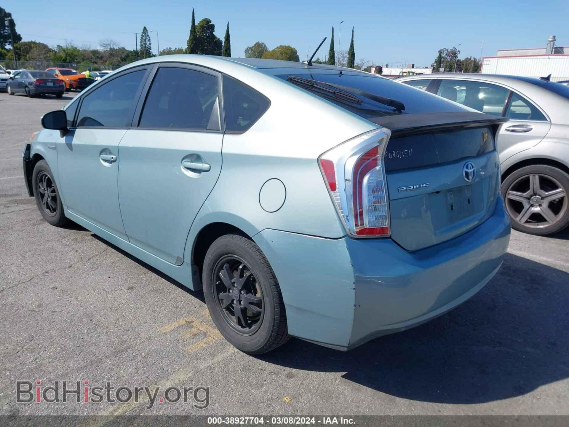 2012 TOYOTA PRIUS - VIN: JTDKN3DUXC1532248 - Фото 3
