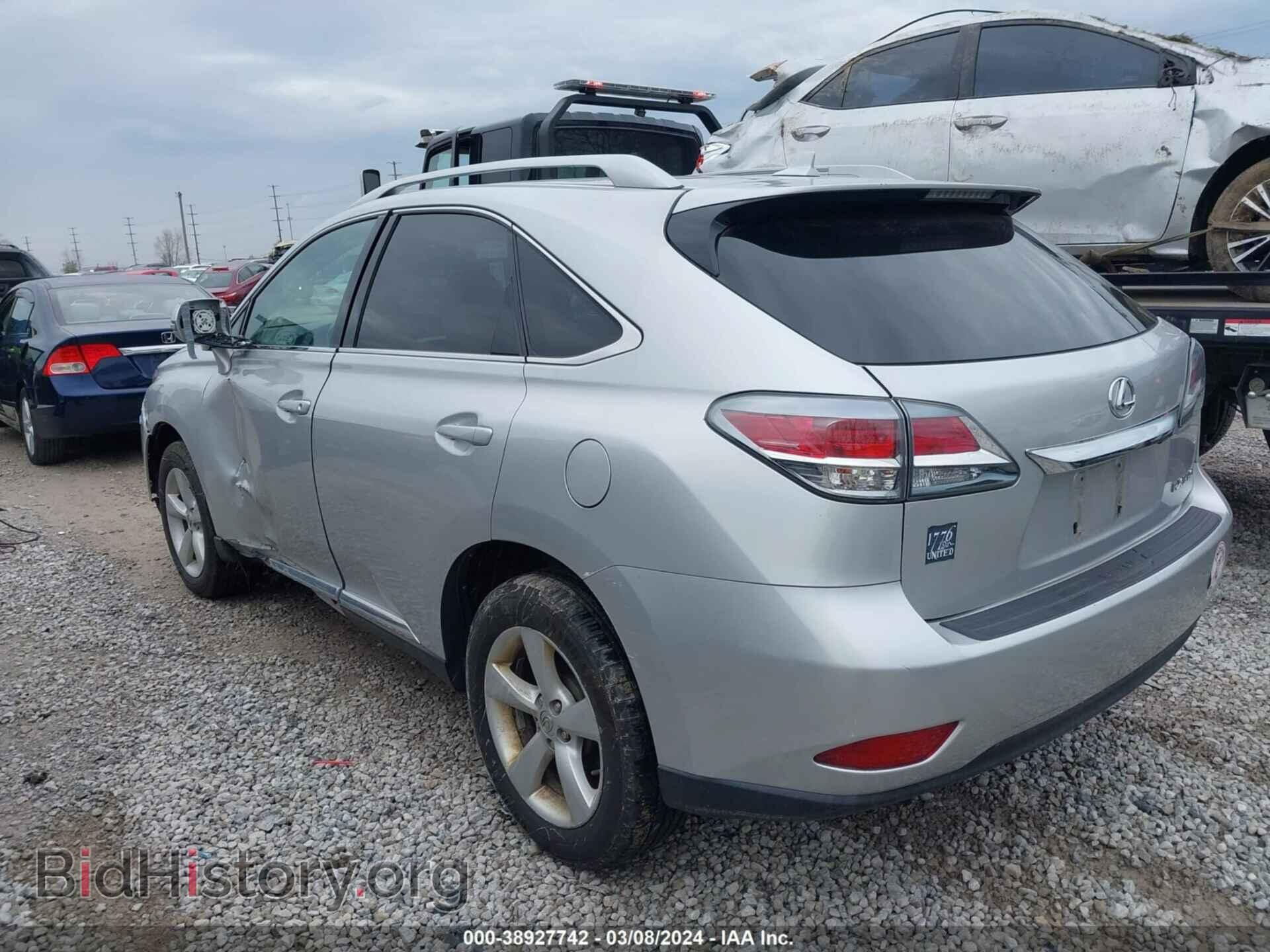 2013 LEXUS RX 350 - VIN: 2T2BK1BA5DC211524 - Фото 3