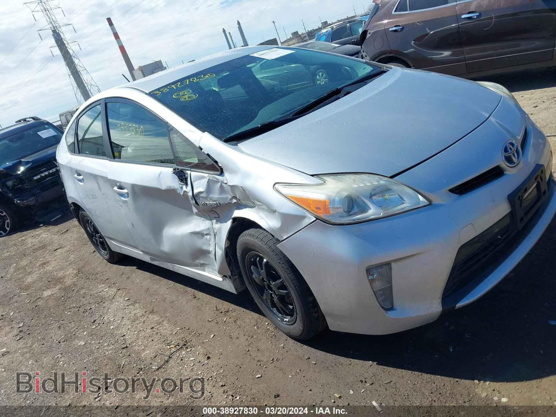 Фотография JTDKN3DU1C5454242 - TOYOTA PRIUS 2012