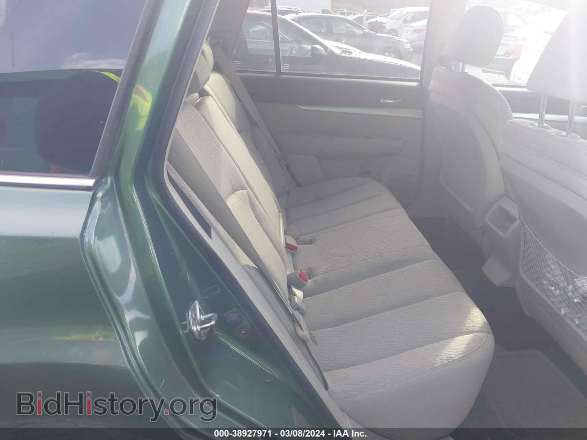 2011 SUBARU OUTBACK - VIN: 4S4BRBGC7B3382499 - Фото 8