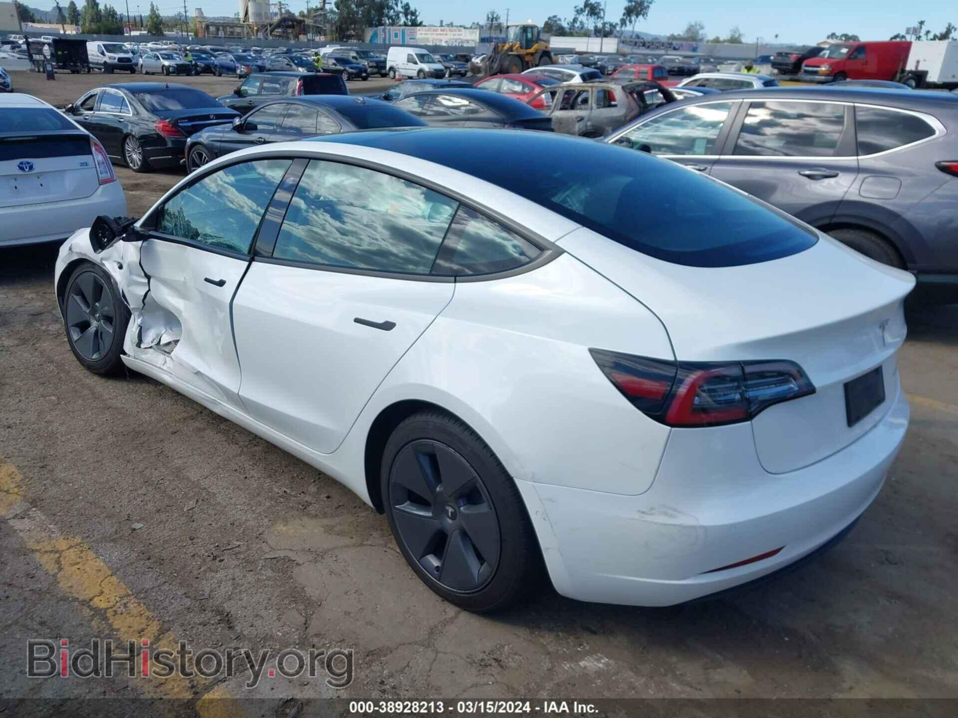 2022 TESLA MODEL 3 - VIN: 5YJ3E1EB9NF250909 - Фото 3