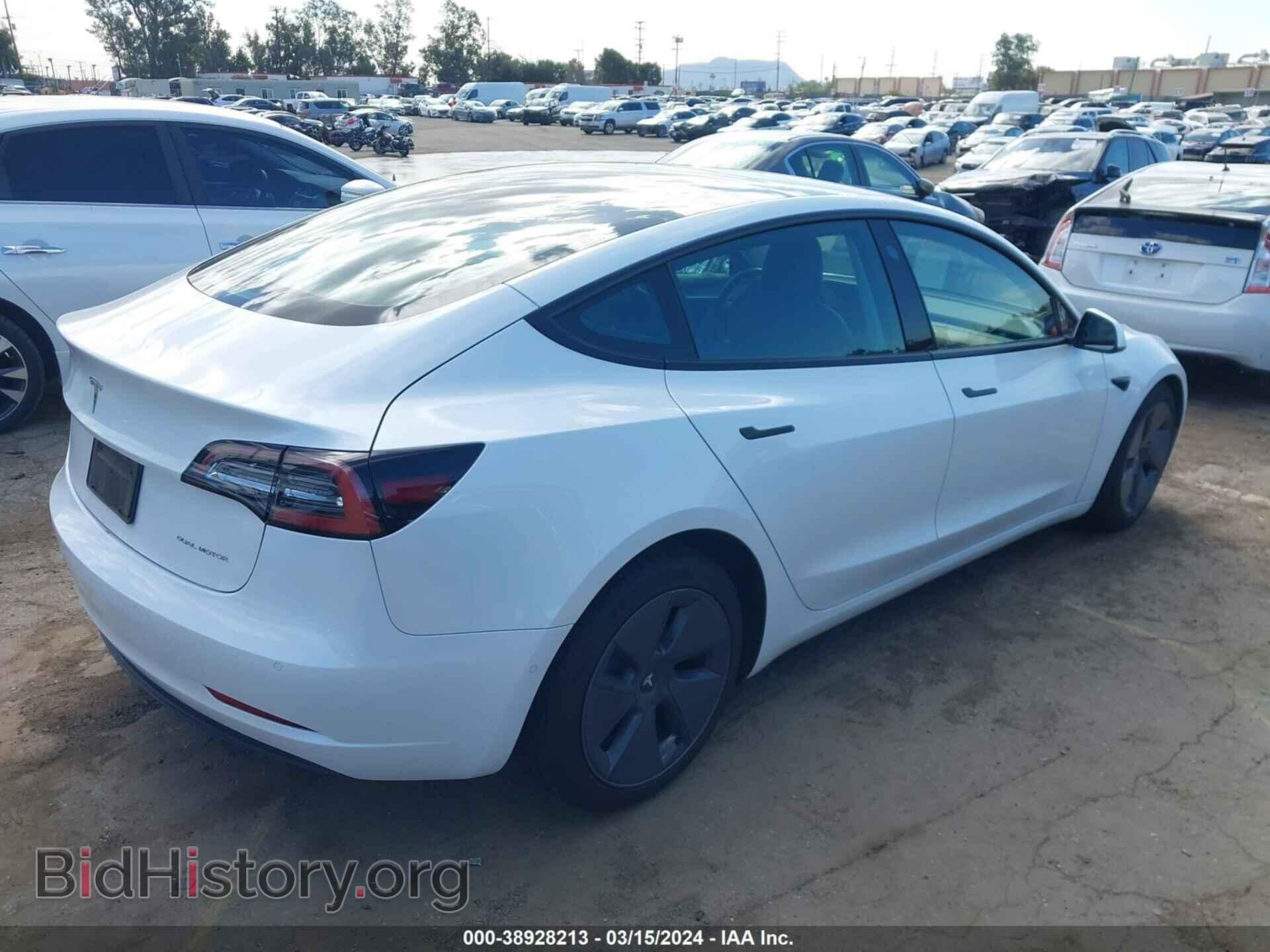 2022 TESLA MODEL 3 - VIN: 5YJ3E1EB9NF250909 - Фото 4