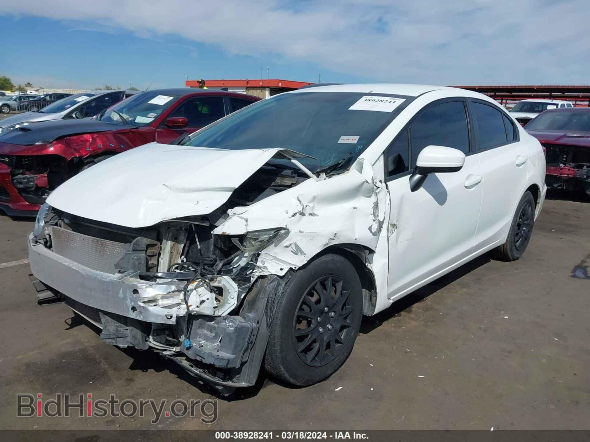 2014 HONDA CIVIC - VIN: 19XFB2F54EE049087 - Фото 2