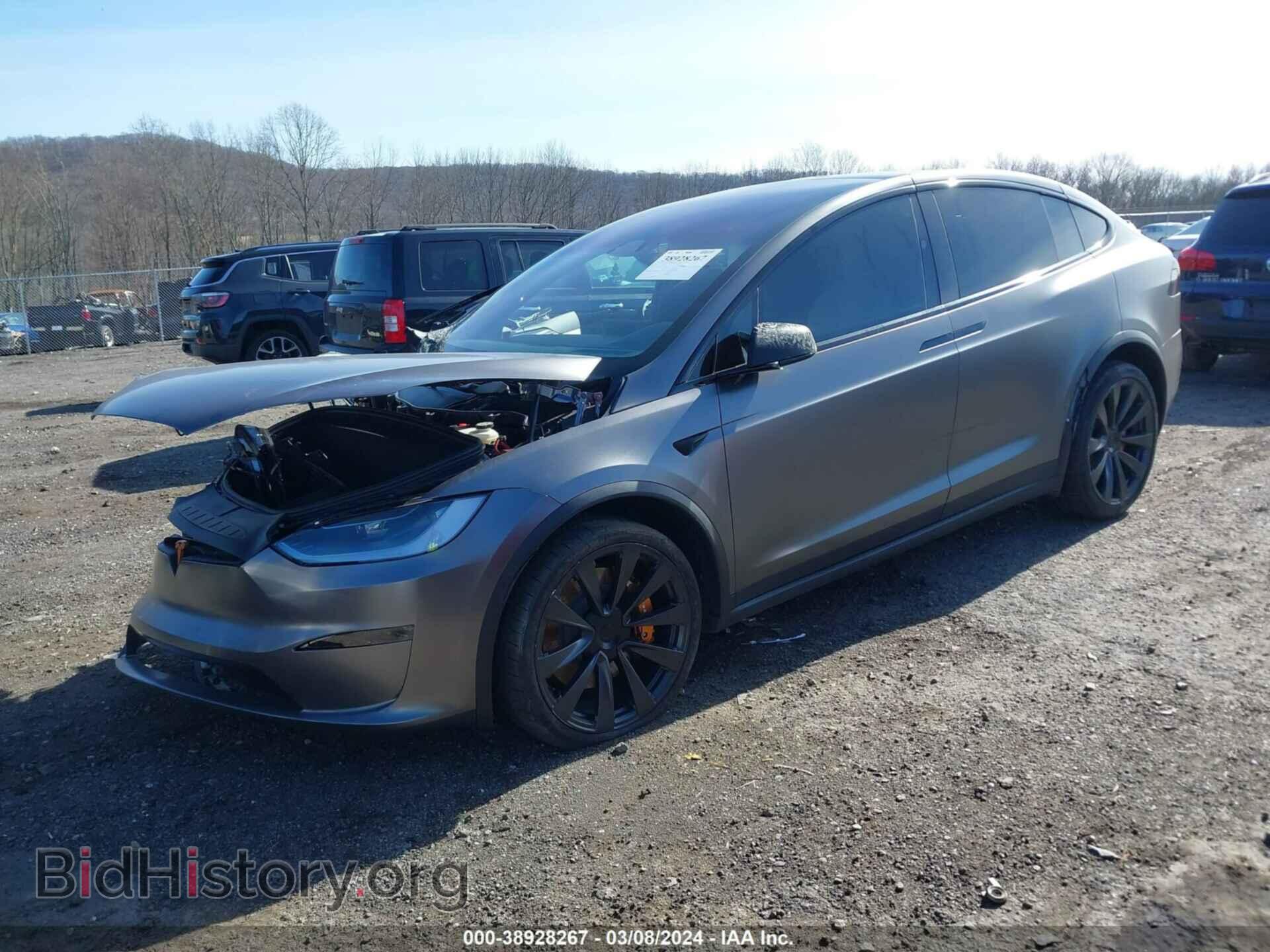 2023 TESLA MODEL X - VIN: 7SAXCBE68PF411255 - Фото 2