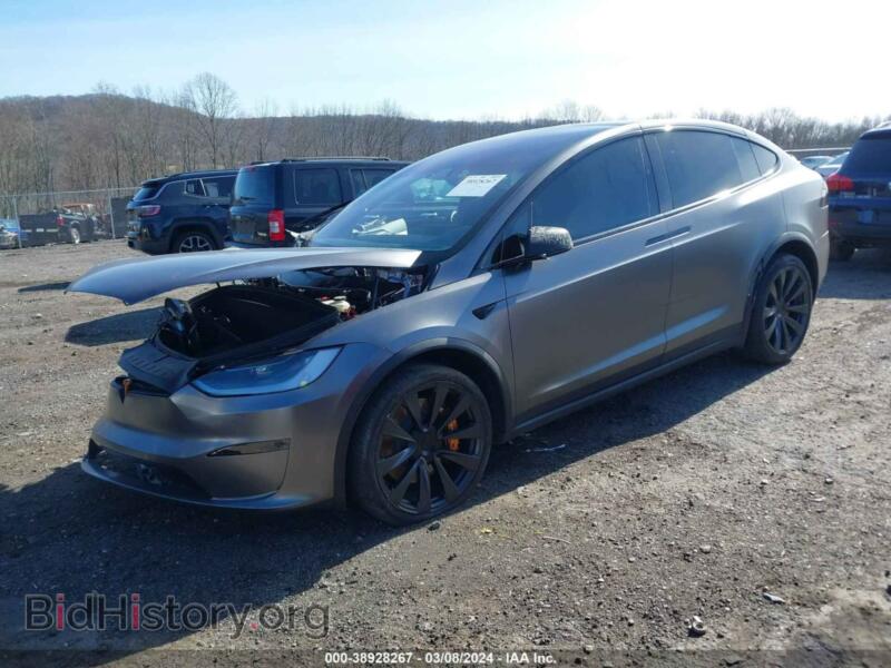 2023 Tesla MODEL X (VIN 7SAXCBE68PF411255) — фото 2 из 19