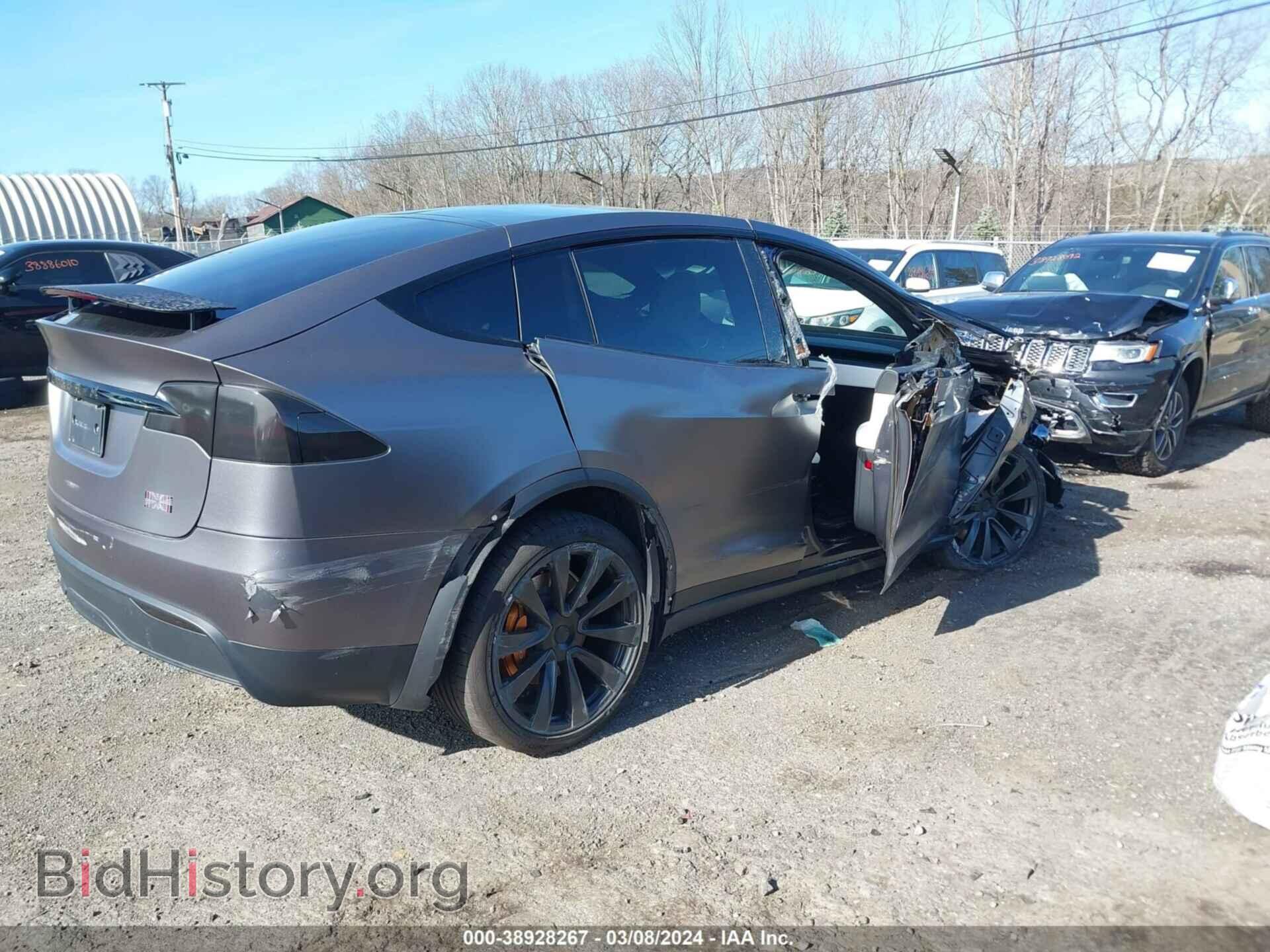 2023 TESLA MODEL X - VIN: 7SAXCBE68PF411255 - Фото 4