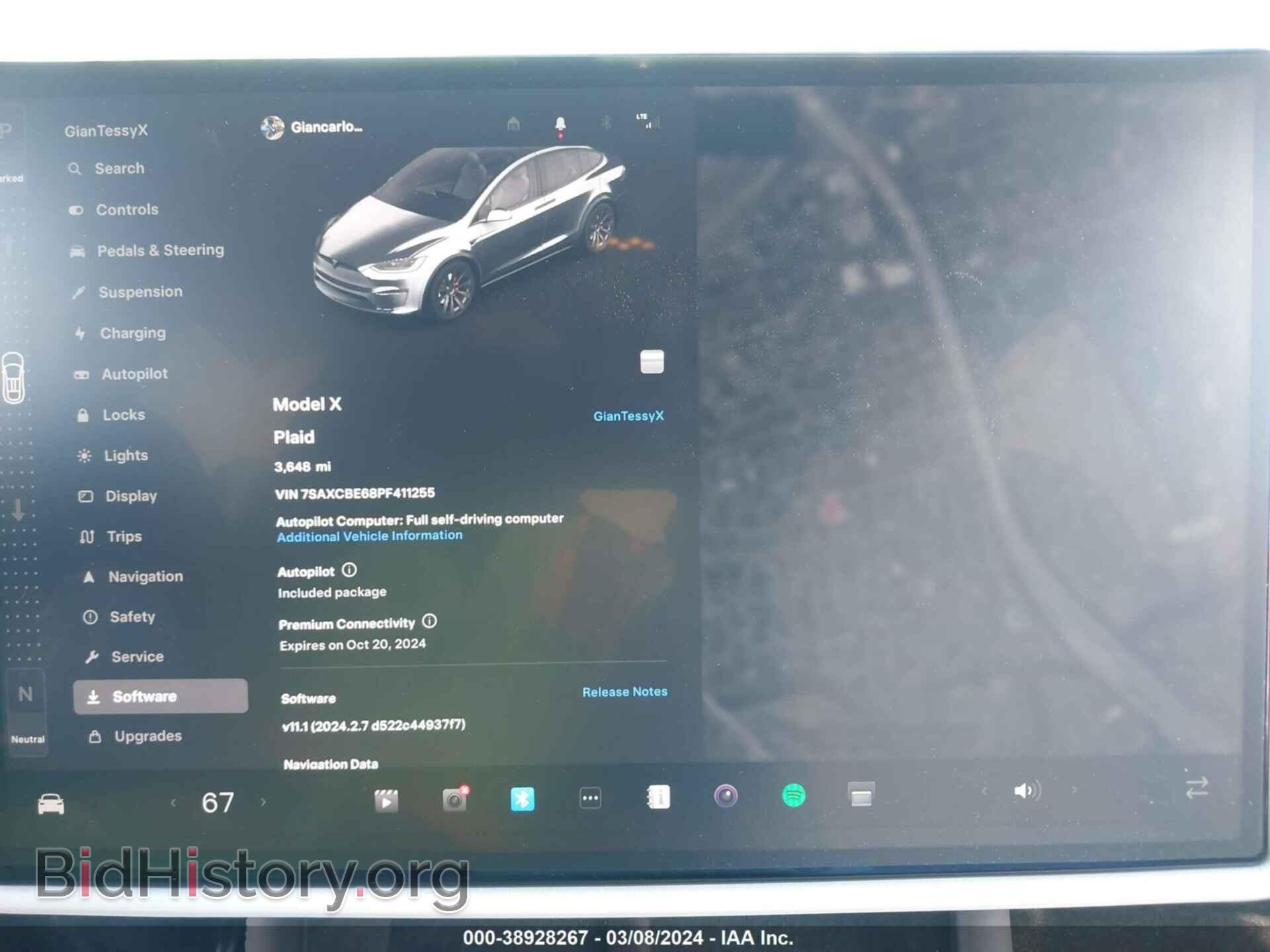 2023 TESLA MODEL X - VIN: 7SAXCBE68PF411255 - Фото 7