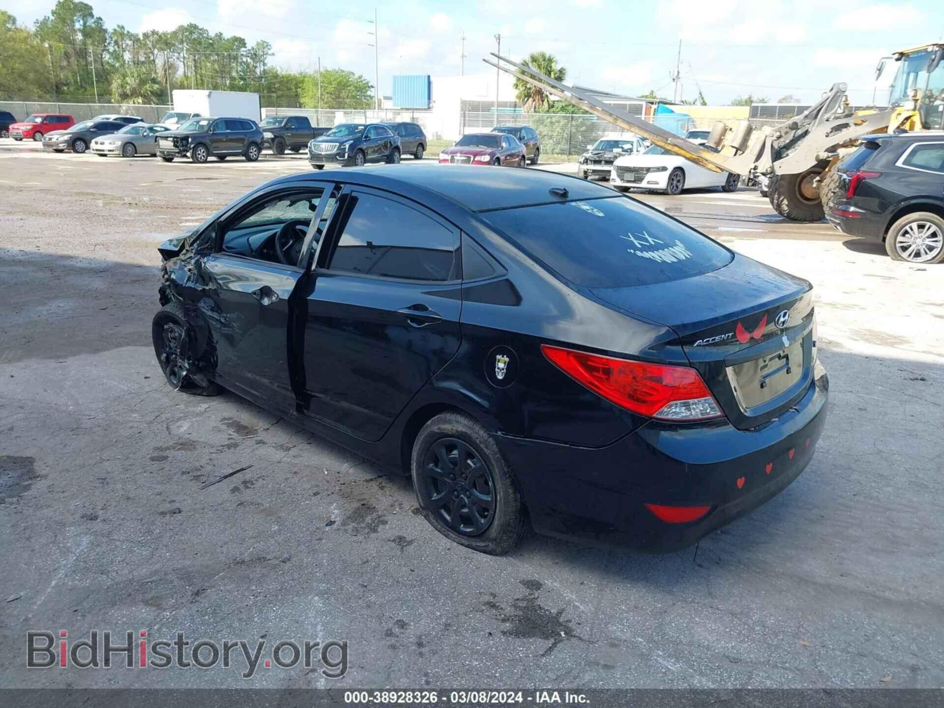 2013 HYUNDAI ACCENT - VIN: KMHCT4AE2DU568475 - Фото 3