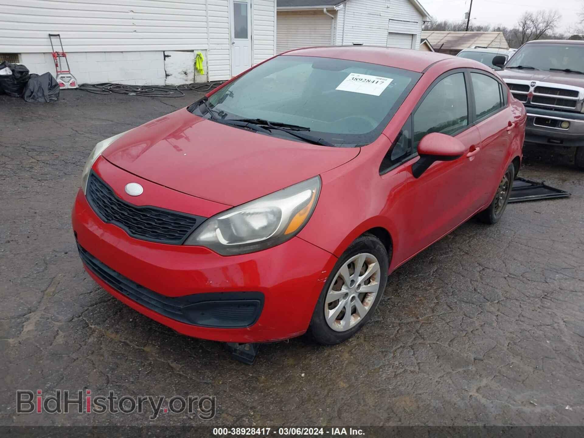 2014 KIA RIO - VIN: KNADM4A30E6326209 - Фото 2