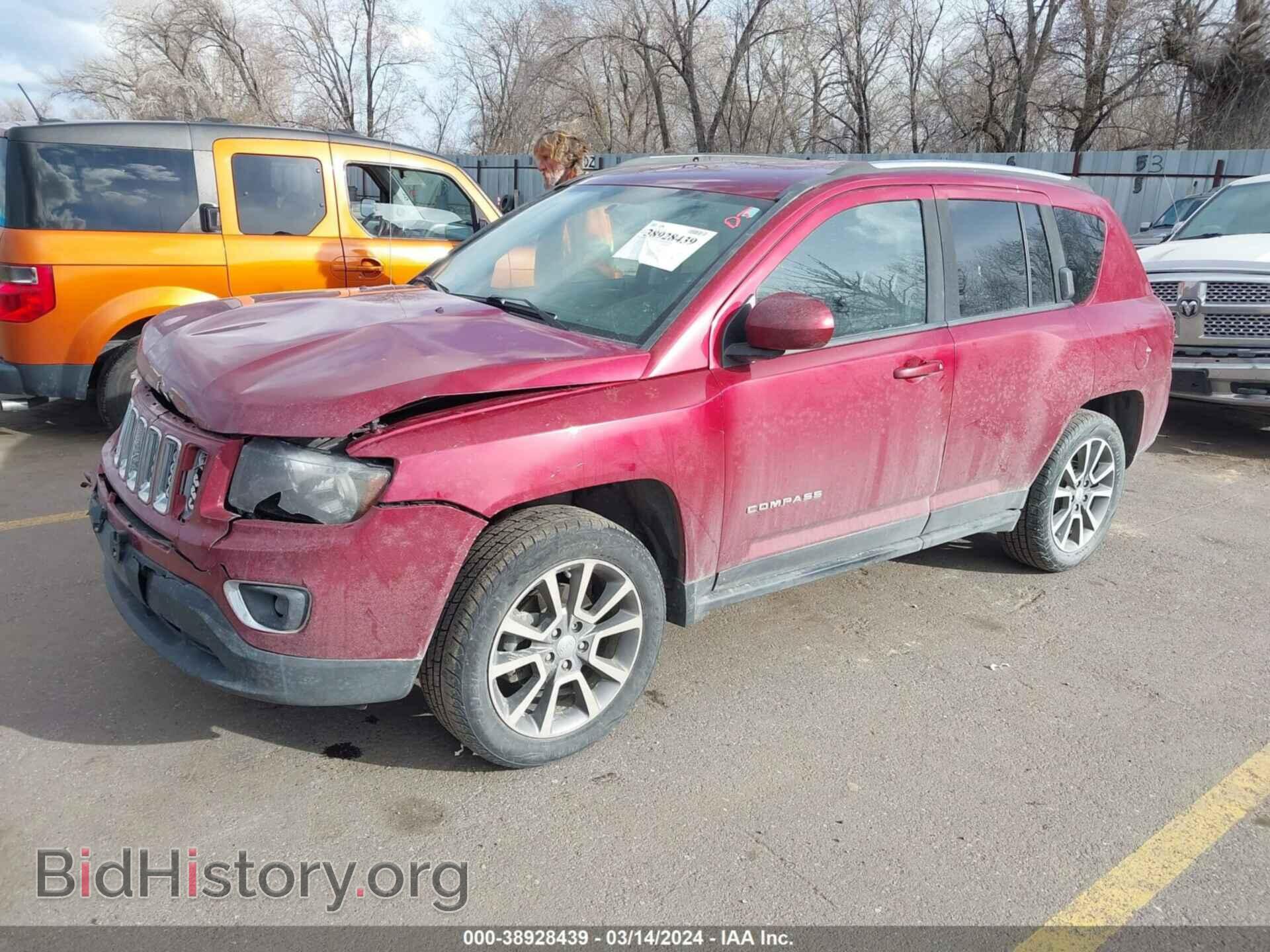 2015 JEEP COMPASS - VIN: 1C4NJDCB2FD239249 - Фото 2