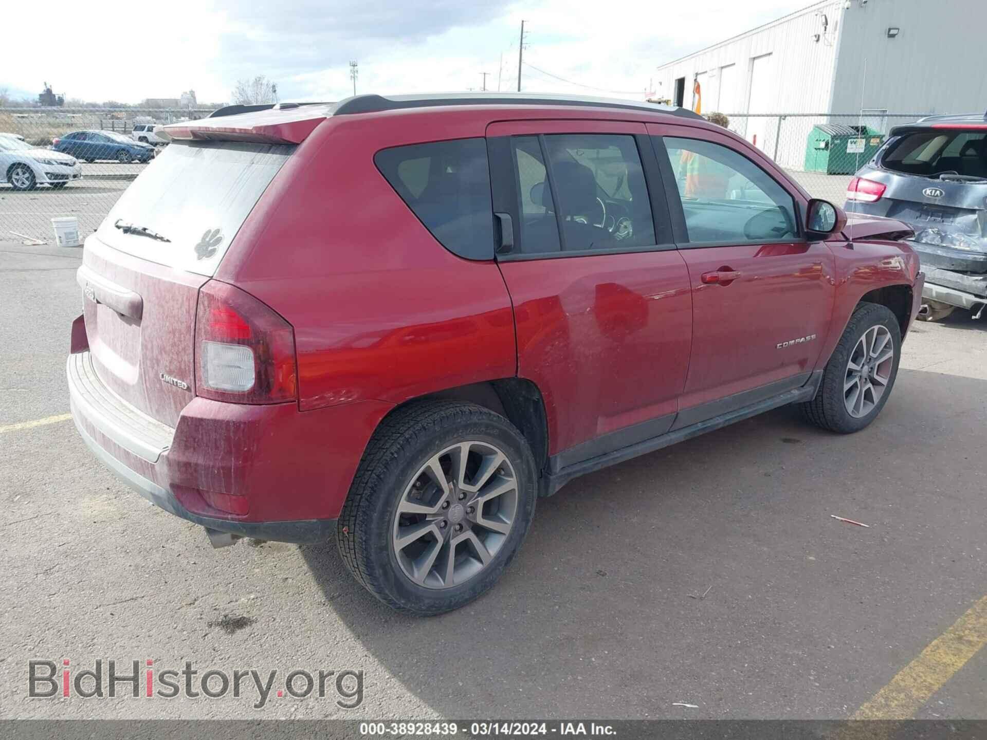 2015 JEEP COMPASS - VIN: 1C4NJDCB2FD239249 - Фото 4