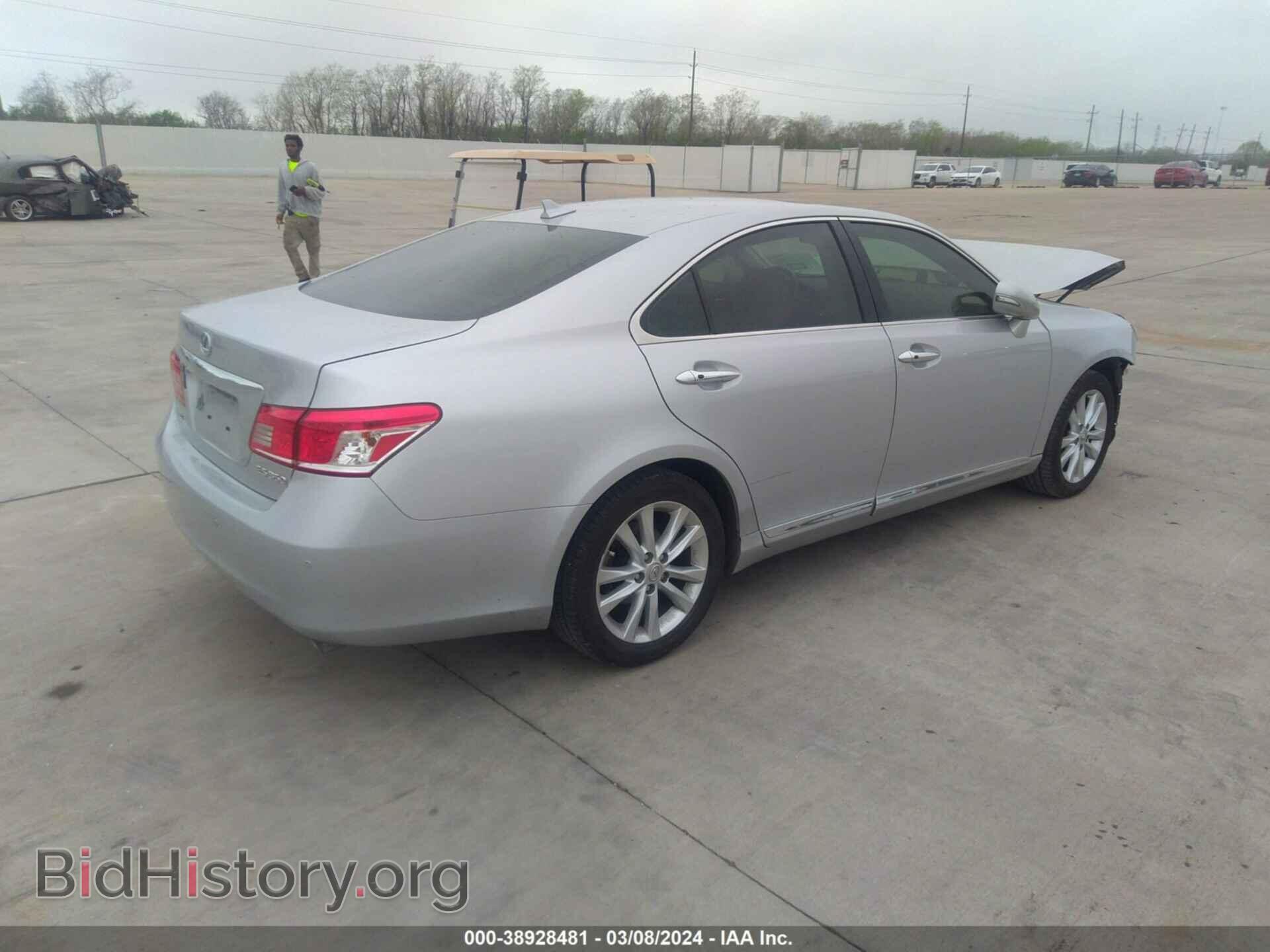2012 LEXUS ES 350 - VIN: JTHBK1EG7C2495710 - Фото 4