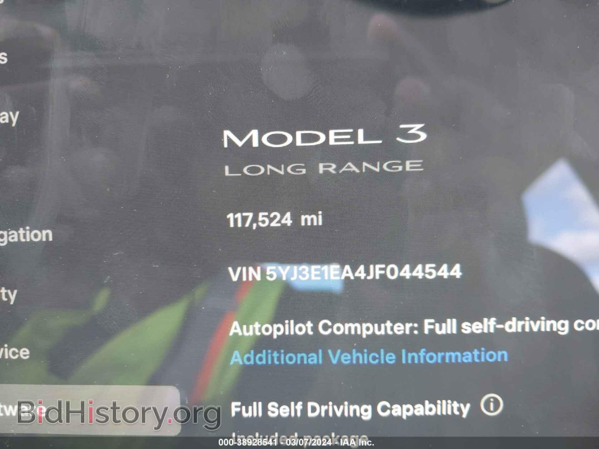 2018 TESLA MODEL 3 - VIN: 5YJ3E1EA4JF044544 - Фото 7