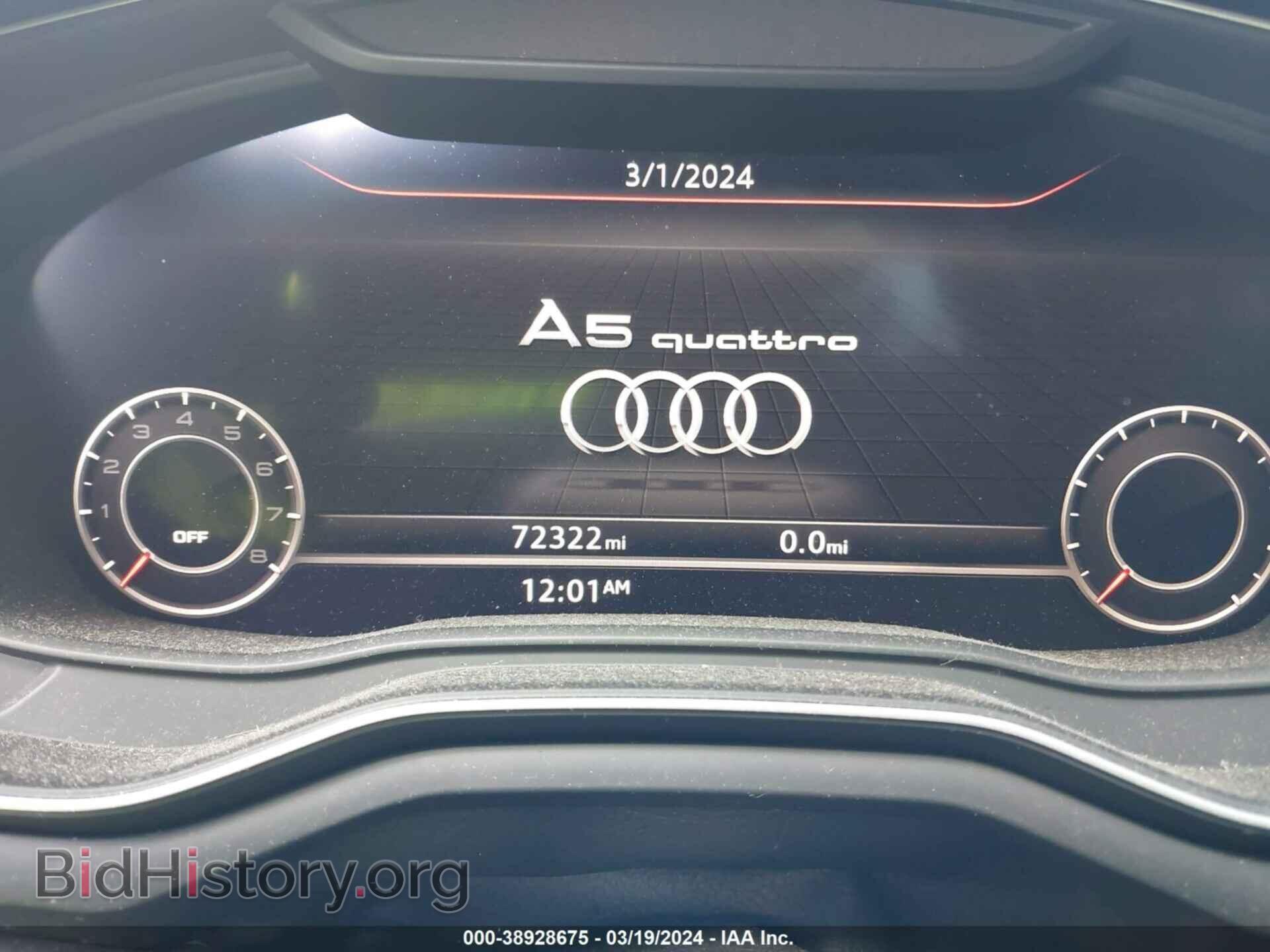 2018 AUDI A5 - VIN: WAUBNCF57JA003906 - Фото 7