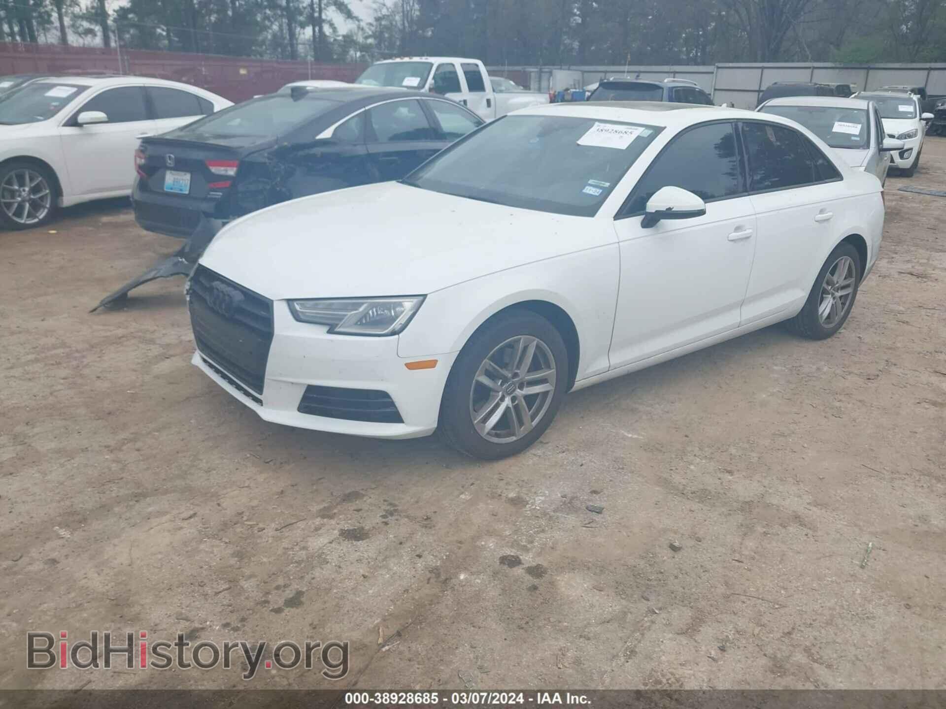 2017 AUDI A4 - VIN: WAUGMAF48HA142263 - Фото 2
