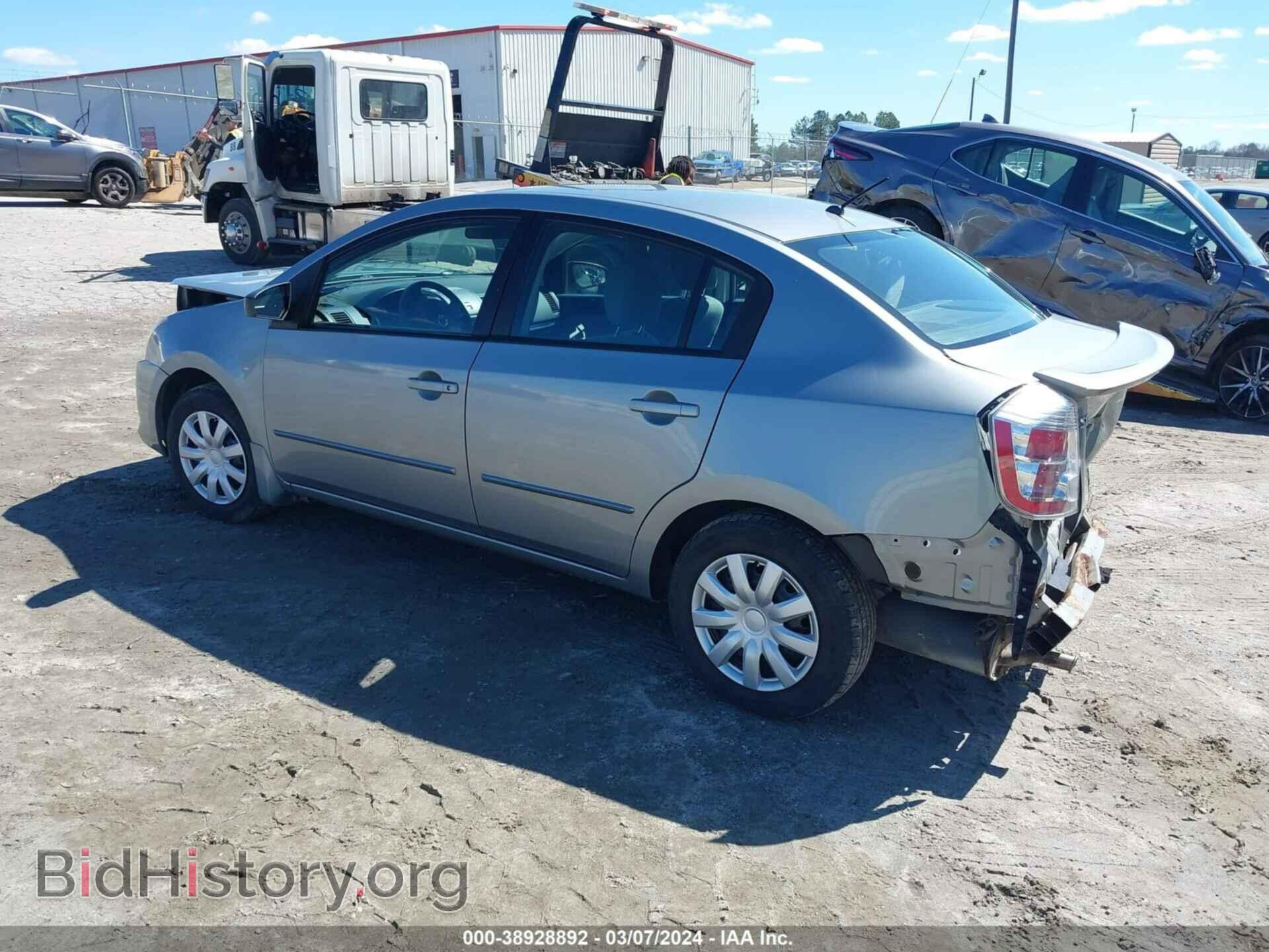 2012 NISSAN SENTRA - VIN: 3N1AB6AP1CL781621 - Фото 3