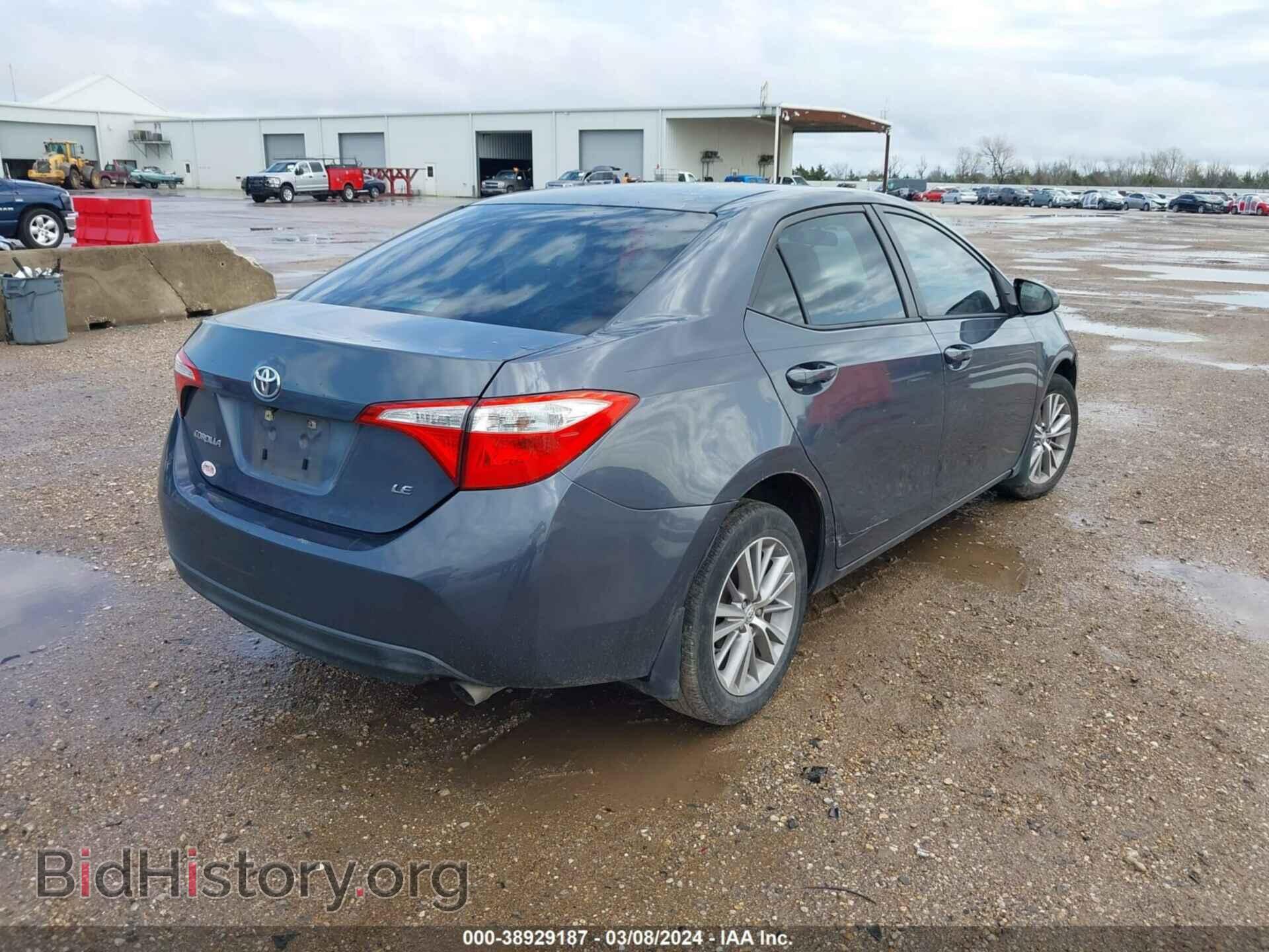 2014 TOYOTA COROLLA - VIN: 5YFBURHE4EP021237 - Фото 4