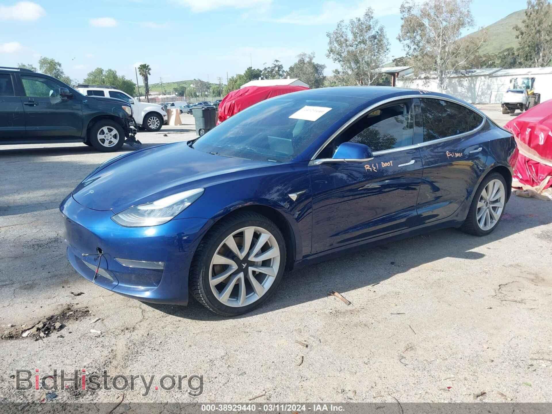 2019 TESLA MODEL 3 - VIN: 5YJ3E1EA2KF311598 - Фото 2