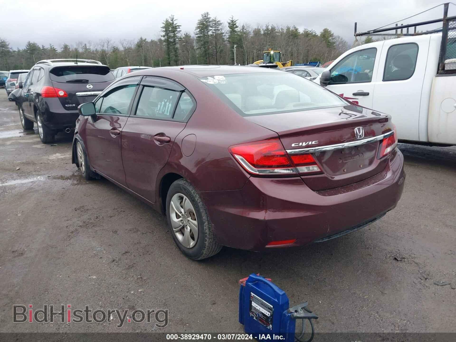 2014 HONDA CIVIC - VIN: 2HGFB2F51EH553571 - Фото 3