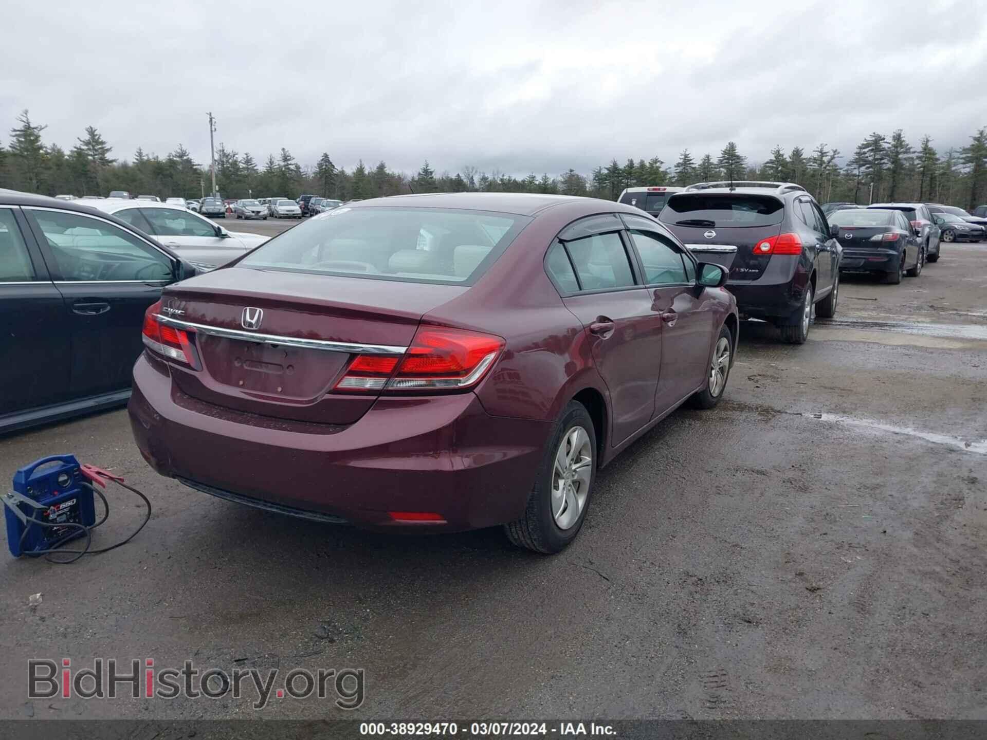 2014 HONDA CIVIC - VIN: 2HGFB2F51EH553571 - Фото 4