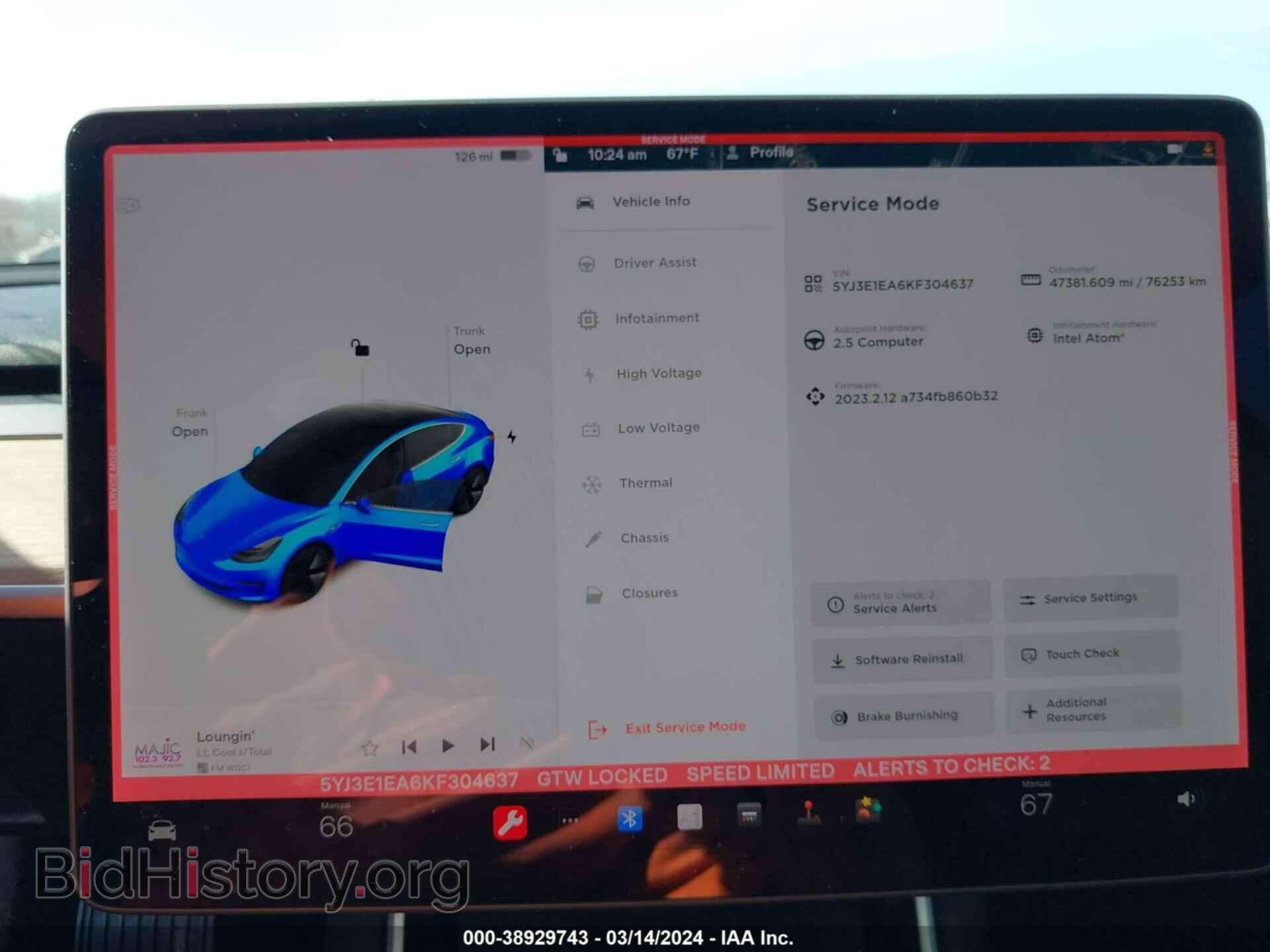 2019 TESLA MODEL 3 - VIN: 5YJ3E1EA6KF304637 - Фото 18