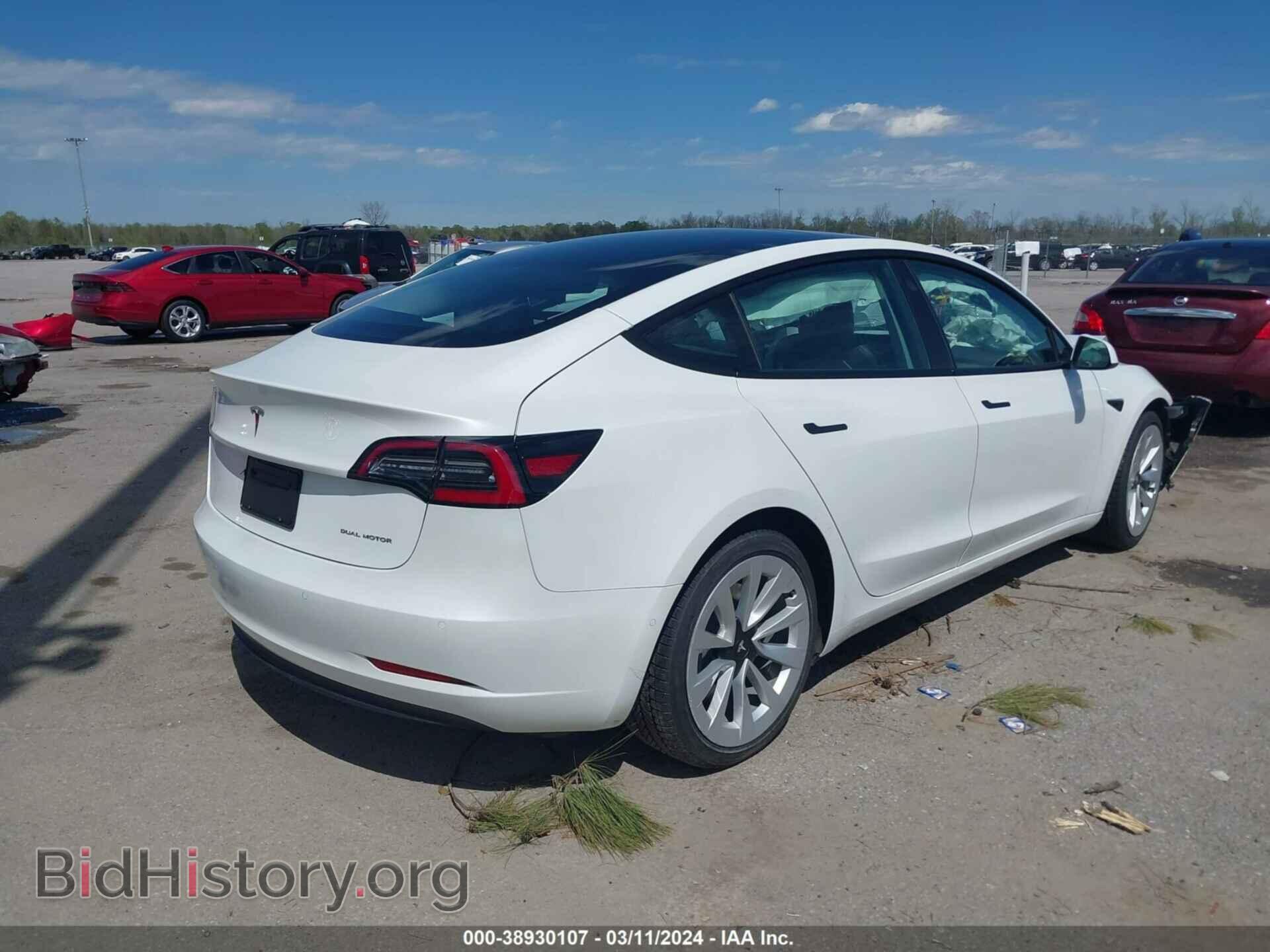 2022 TESLA MODEL 3 - VIN: 5YJ3E1EB6NF128153 - Фото 4
