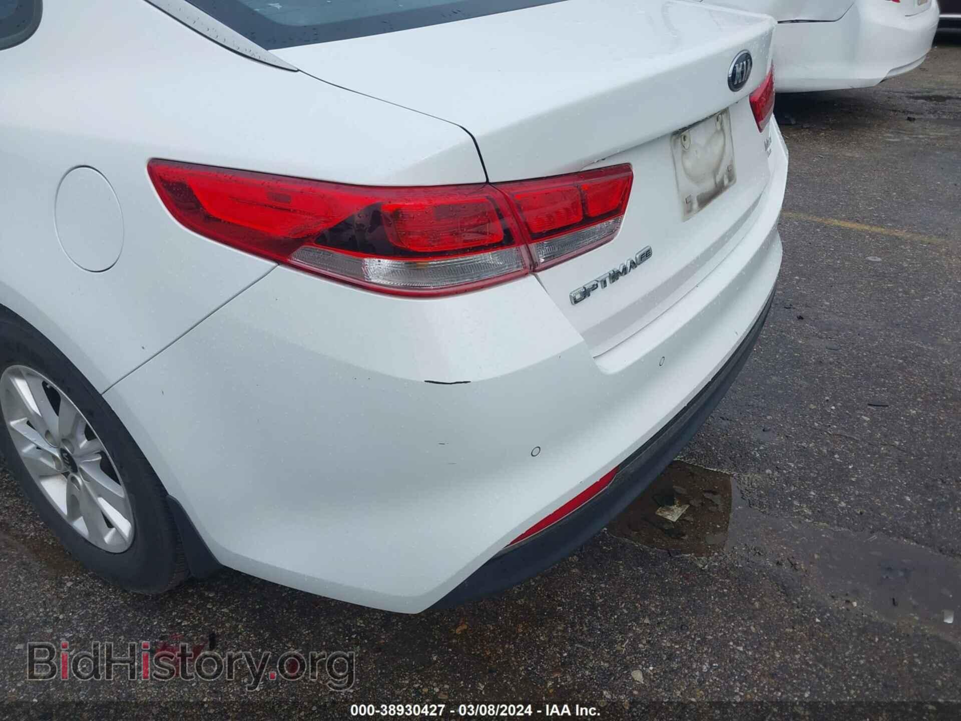 2016 KIA OPTIMA - VIN: 5XXGT4L37GG056254 - Фото 6