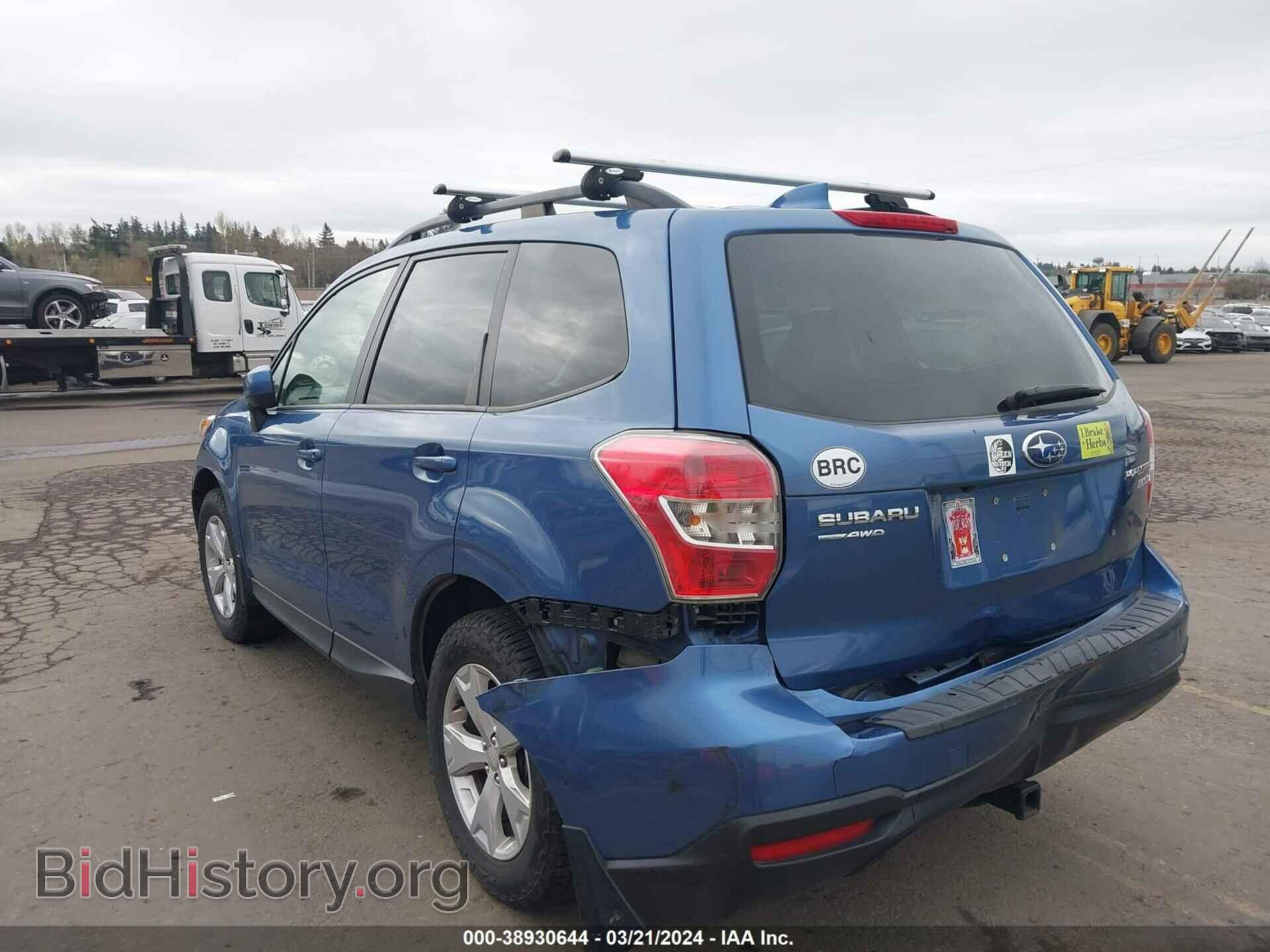 2016 SUBARU FORESTER - VIN: JF2SJADC8GH452310 - Фото 3