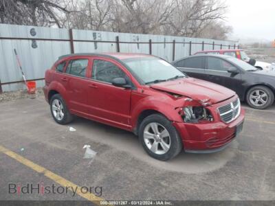 2010 Dodge CALIBER SXT, red — VIN 1B3CB4HA2AD650648, IAAI