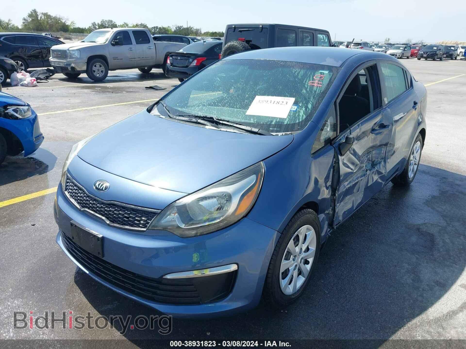 2016 KIA RIO - VIN: KNADM4A34G6568620 - Фото 2