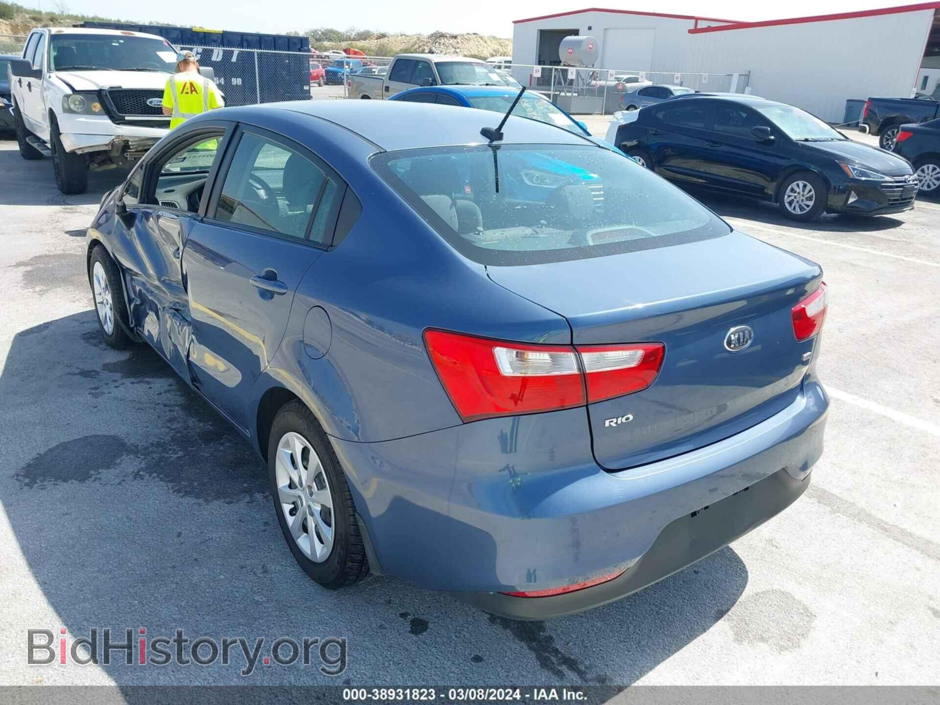 2016 KIA RIO - VIN: KNADM4A34G6568620 - Фото 3