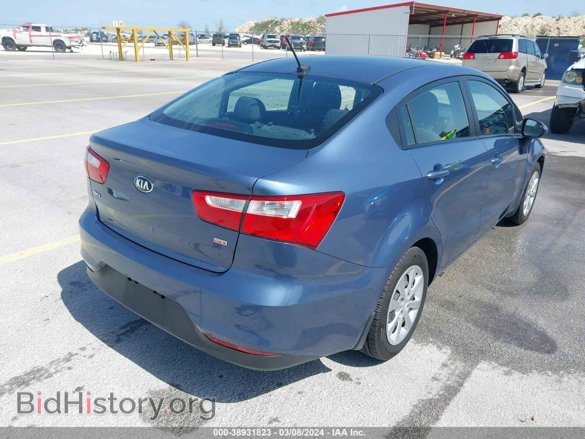 2016 KIA RIO - VIN: KNADM4A34G6568620 - Фото 4