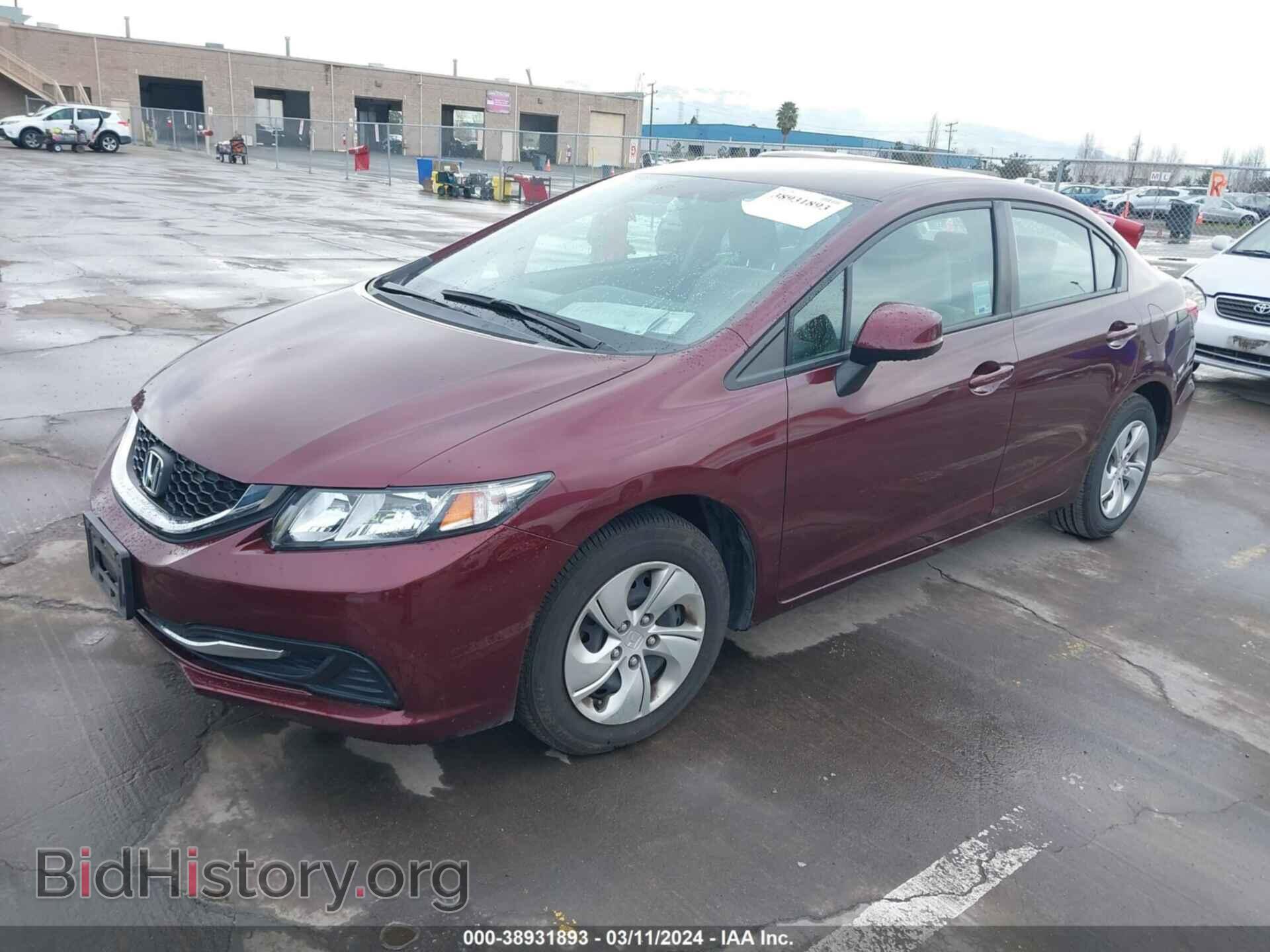 2013 HONDA CIVIC - VIN: 19XFB2F55DE265268 - Фото 2