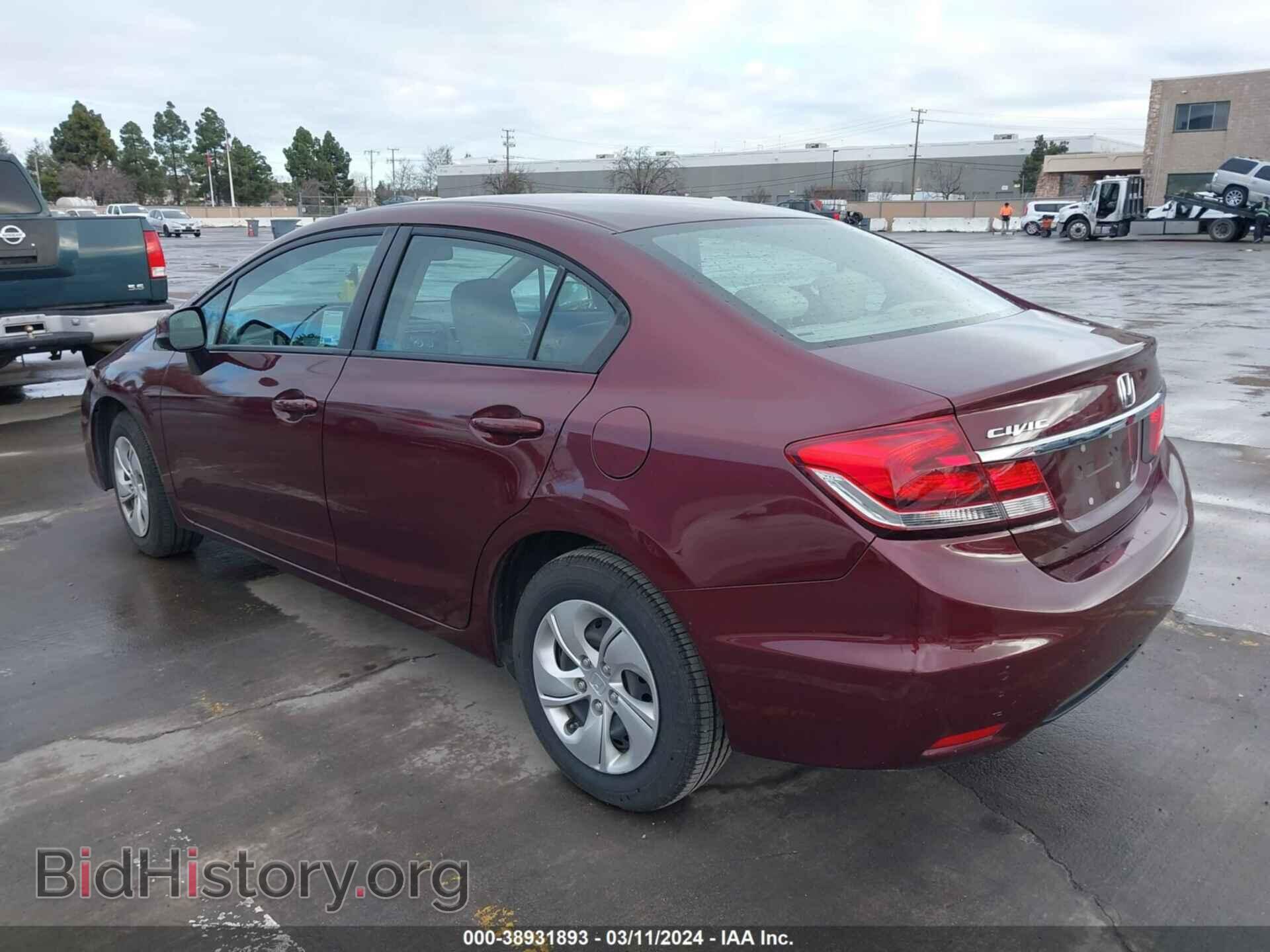 2013 HONDA CIVIC - VIN: 19XFB2F55DE265268 - Фото 3