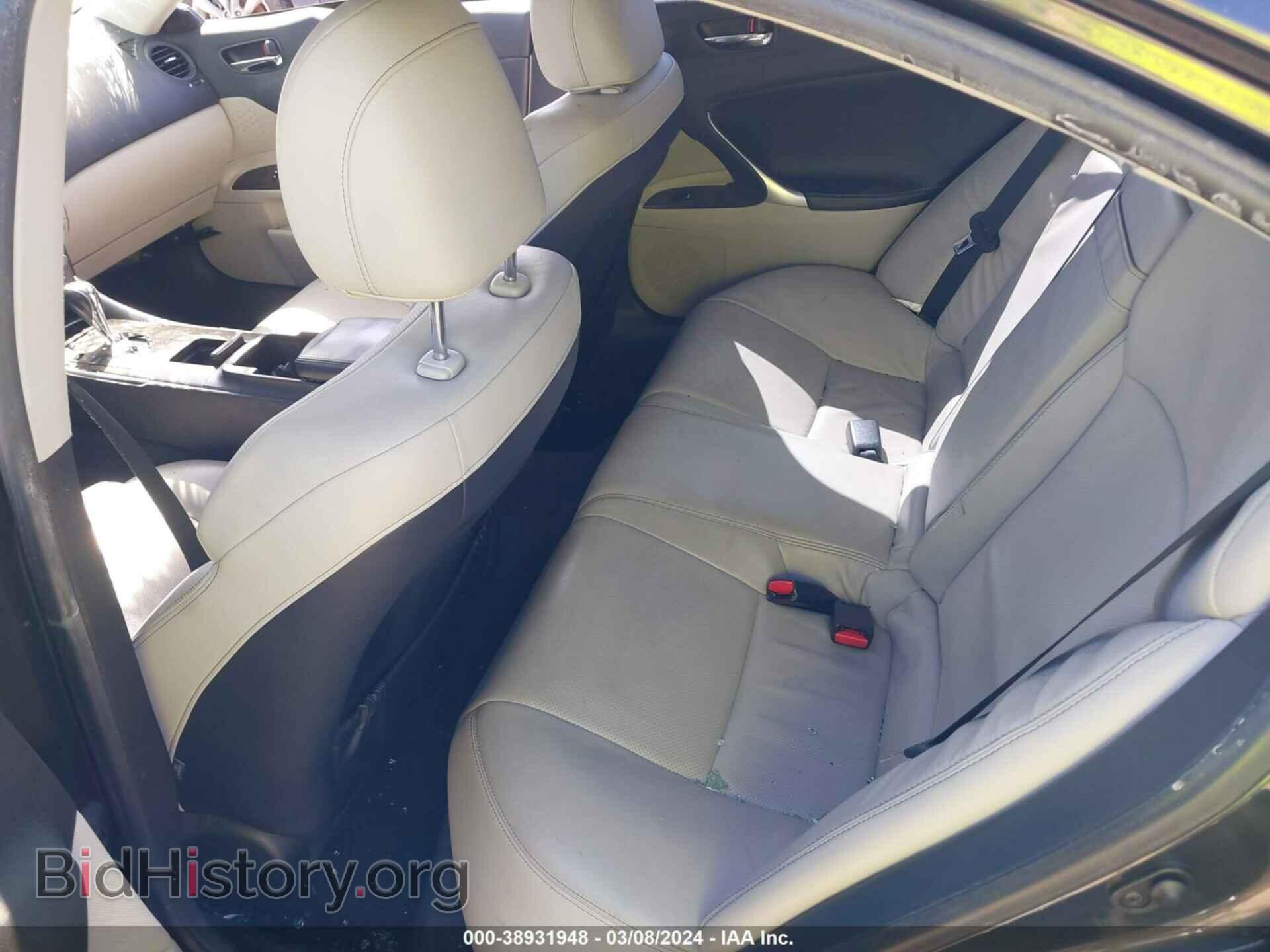 2010 LEXUS IS 250 - VIN: JTHBF5C20A5125052 - Photo 8
