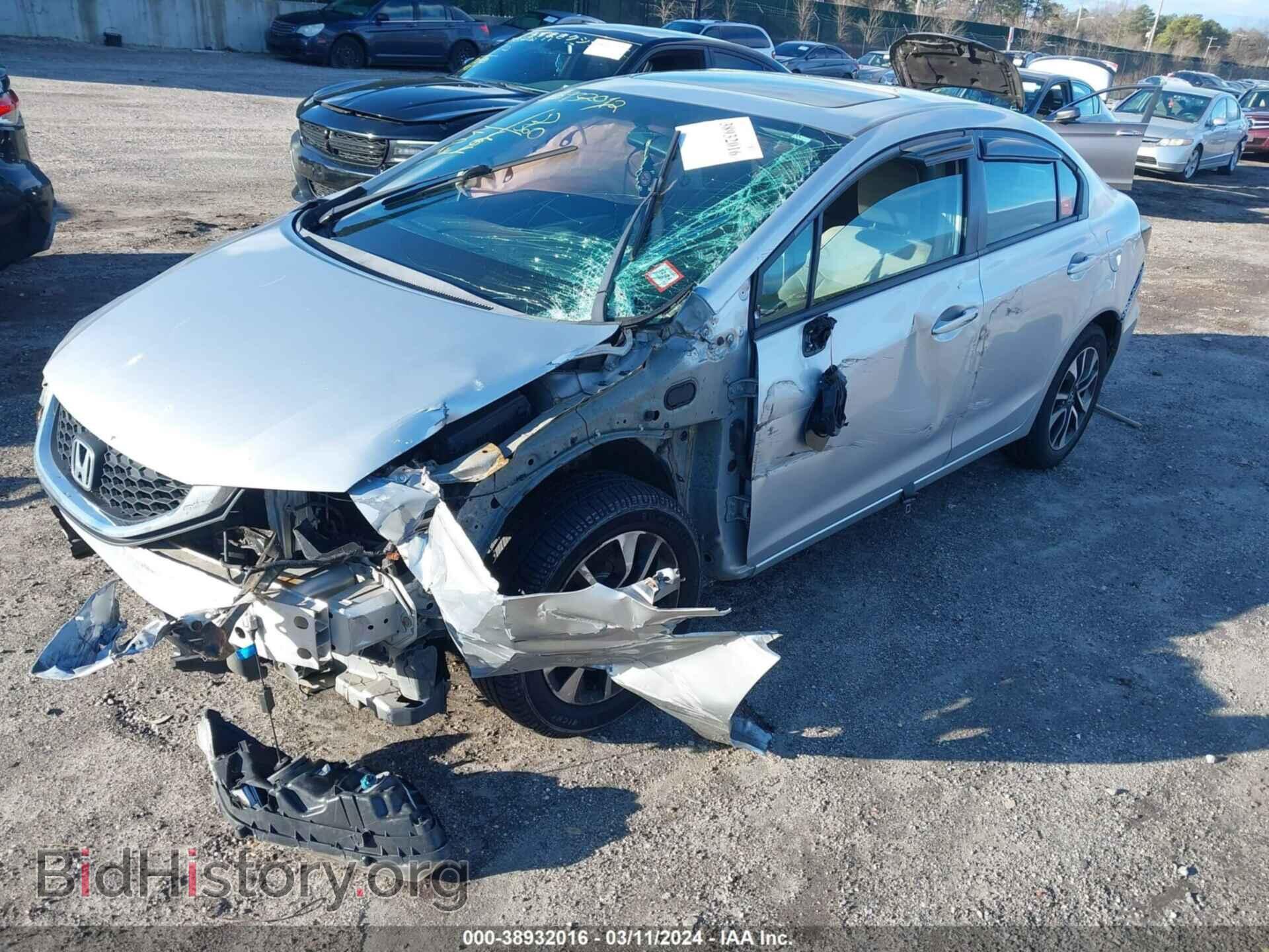 2013 HONDA CIVIC - VIN: 19XFB2F89DE247754 - Фото 2