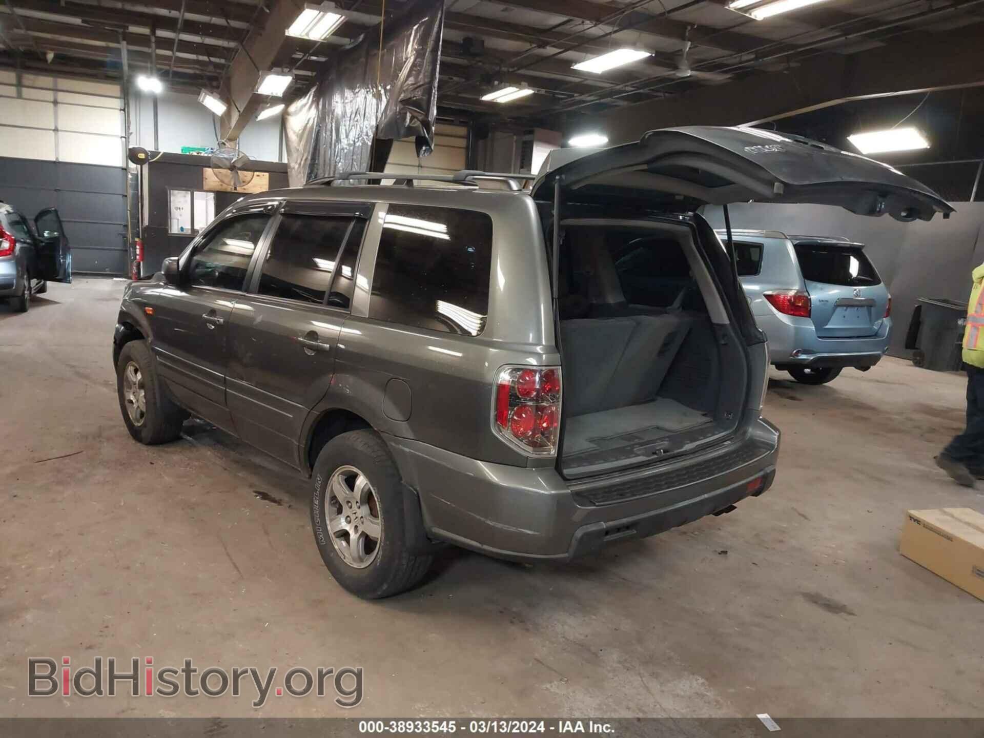 2007 HONDA PILOT - VIN: 2HKYF18437H539904 - Фото 3