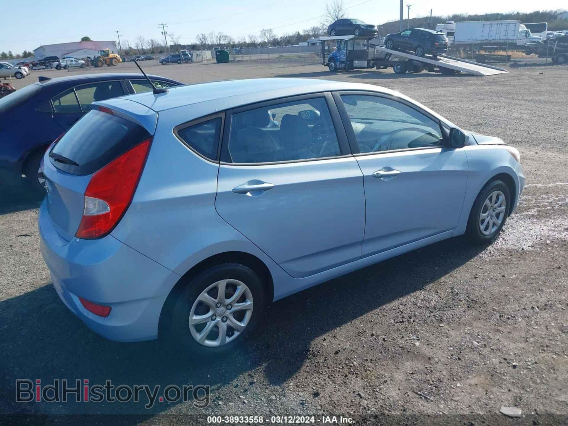 2012 HYUNDAI ACCENT - VIN: KMHCT5AE8CU018802 - Фото 4