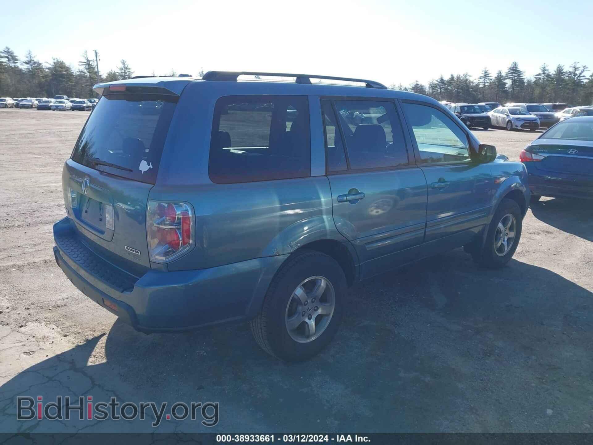 2006 HONDA PILOT - VIN: 2HKYF18506H534022 - Фото 4