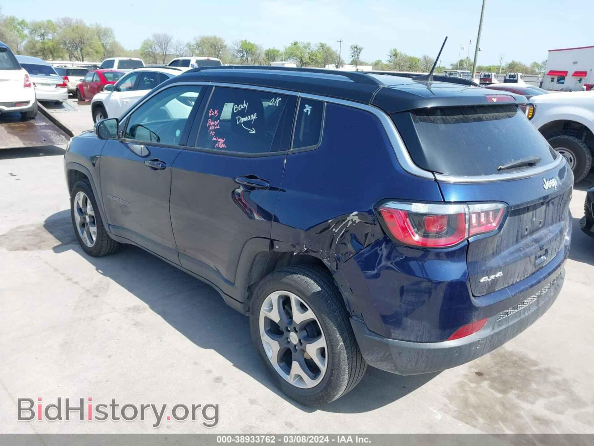2019 JEEP COMPASS - VIN: 3C4NJDCB4KT766990 - Фото 3