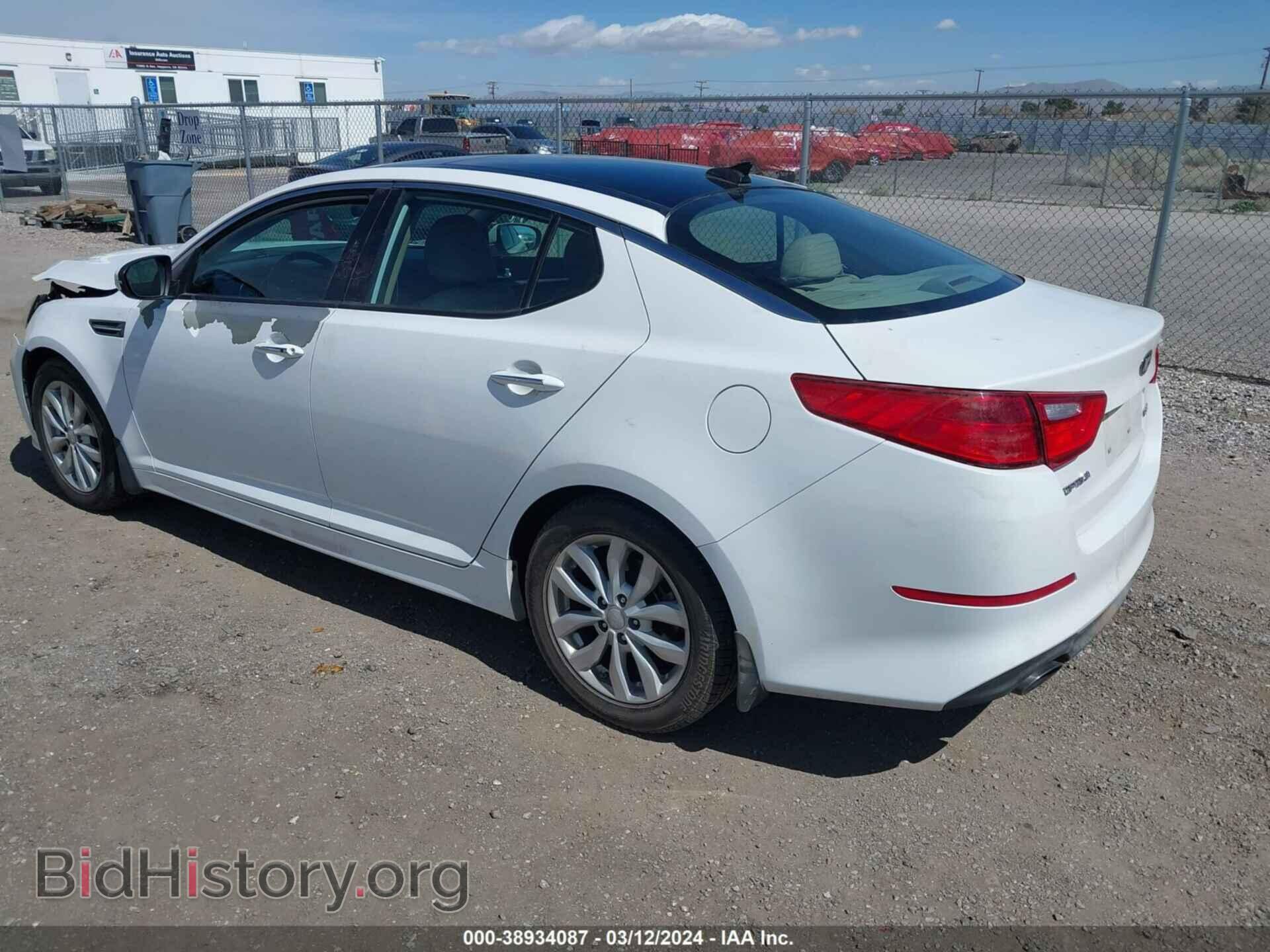 2015 KIA OPTIMA - VIN: 5XXGN4A76FG429184 - Фото 3
