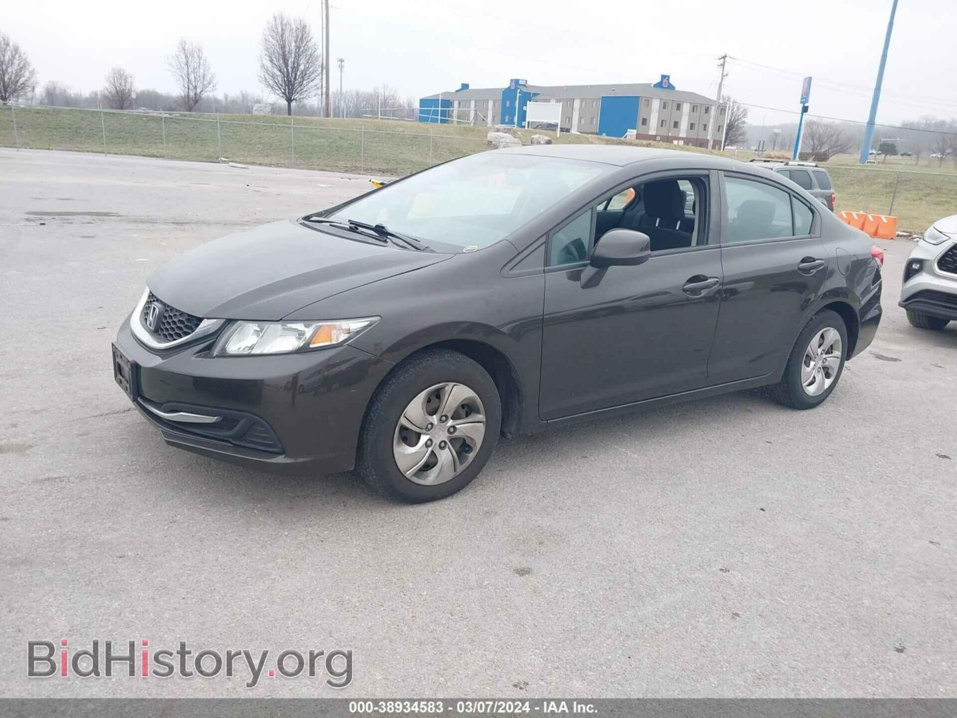 2013 HONDA CIVIC - VIN: 2HGFB2F57DH597637 - Фото 2