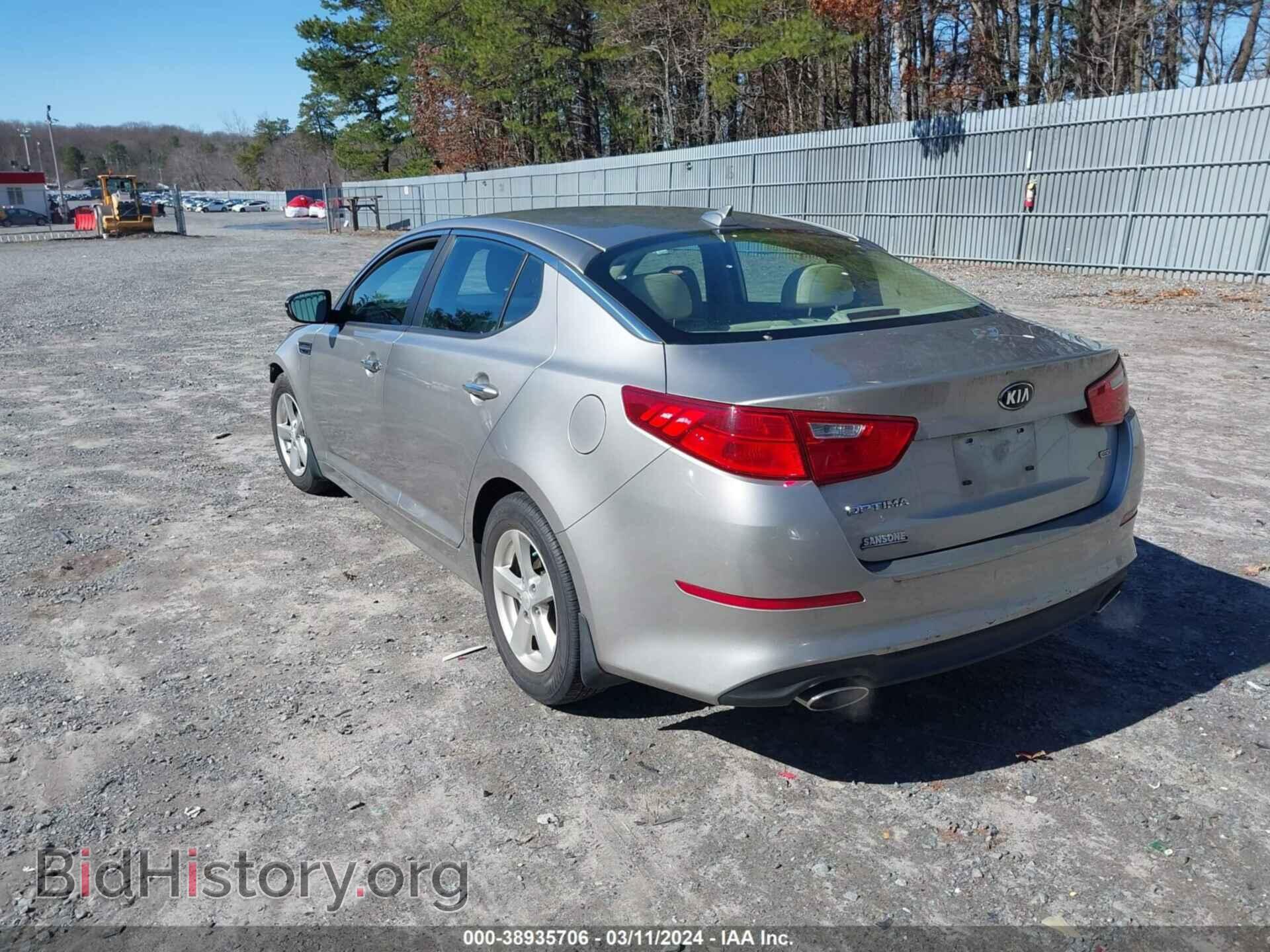 2015 KIA OPTIMA - VIN: KNAGM4A77F5584539 - Фото 3