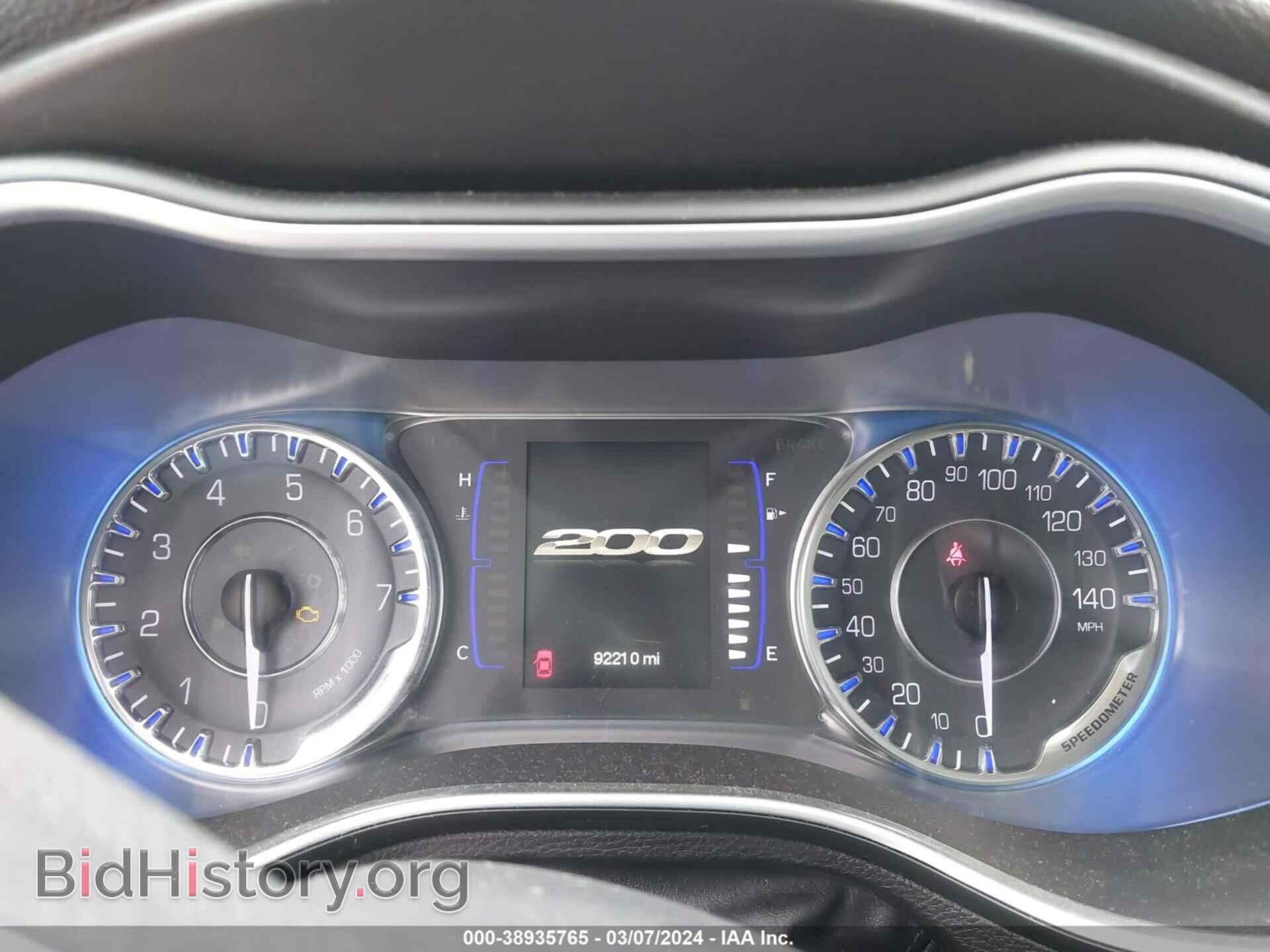 2015 CHRYSLER 200 - VIN: 1C3CCCAB2FN727212 - Фото 7