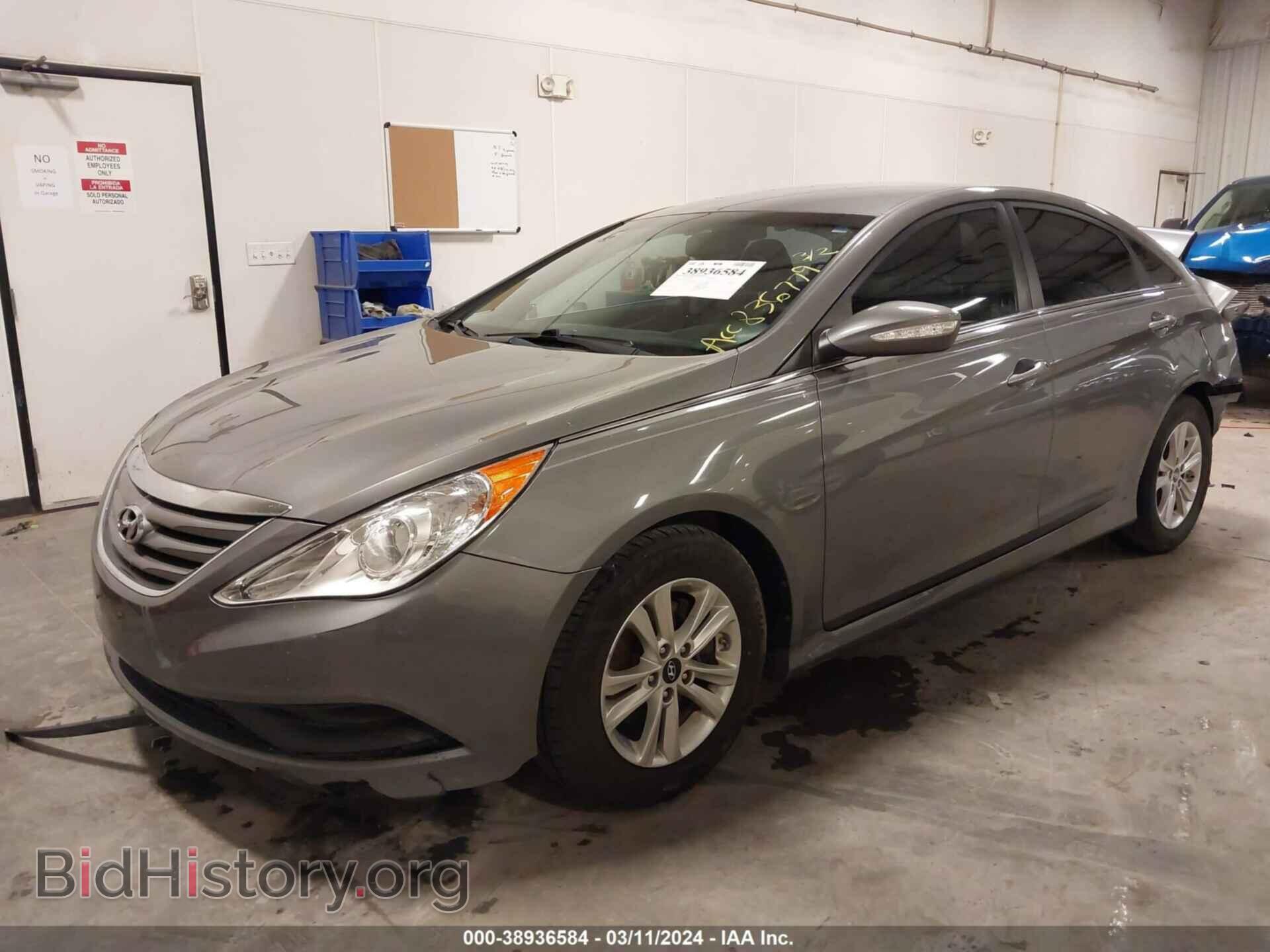 2014 HYUNDAI SONATA - VIN: 5NPEB4AC1EH836779 - Фото 2
