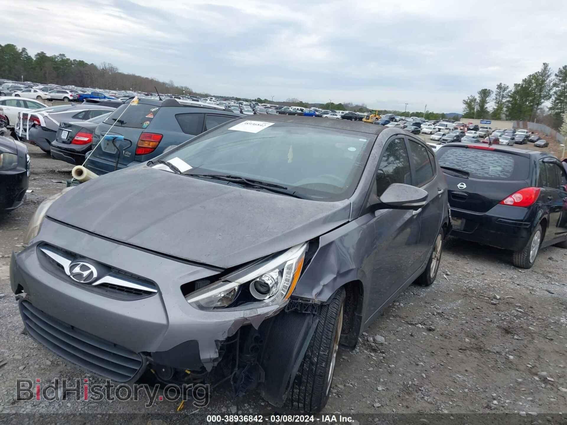 2014 HYUNDAI ACCENT - VIN: KMHCU5AE9EU158258 - Фото 2