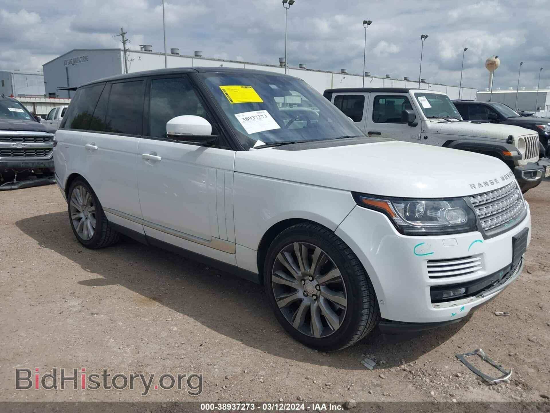 Фотография SALGS2EF1GA302041 - LAND ROVER RANGE ROVER 2016